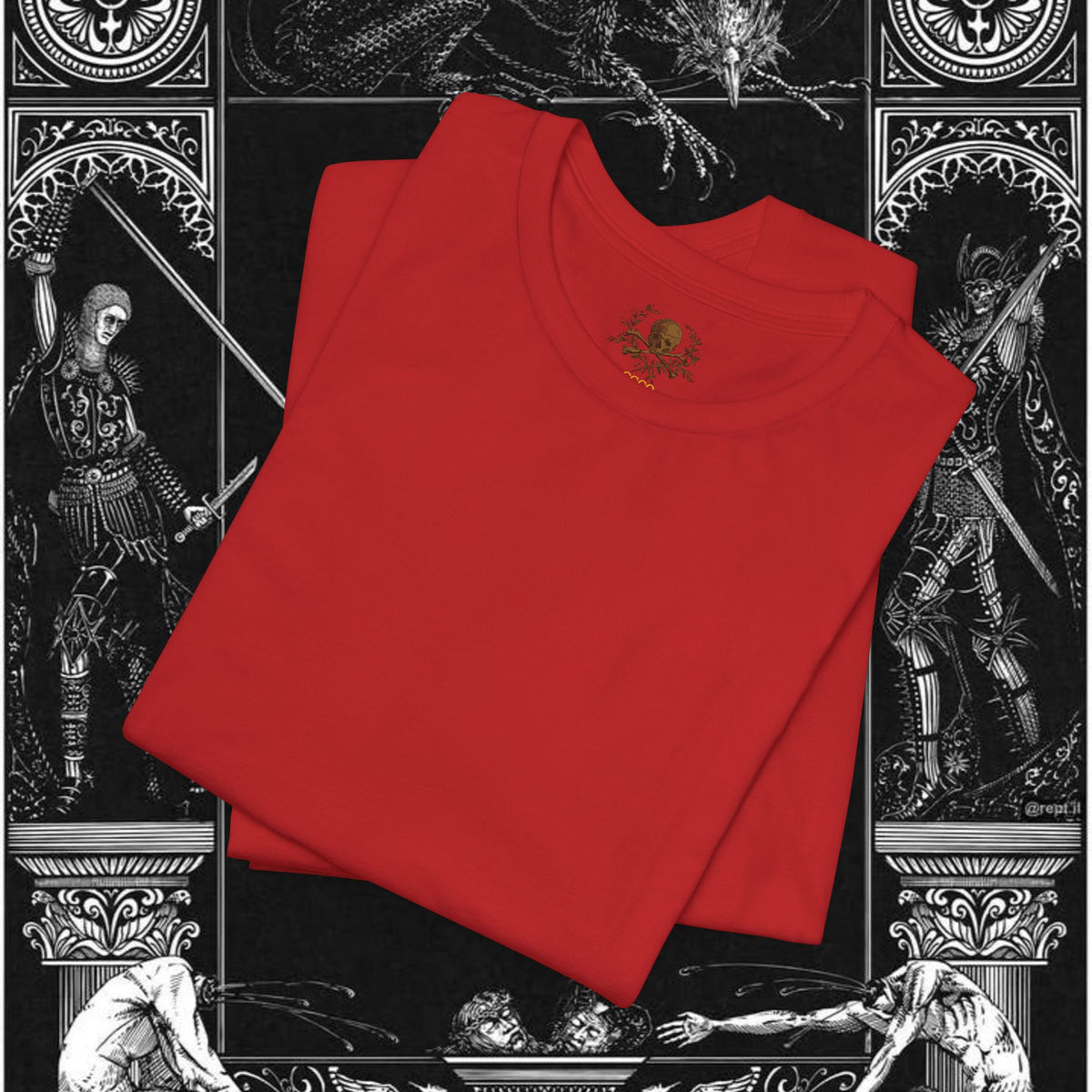 The Circle of Life Medieval Fantasy Inspired Graphic Shirt