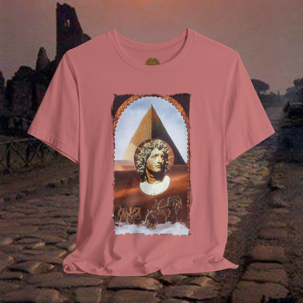 Alexander the Great In Egypt Pyramid Graphic T Shirt
