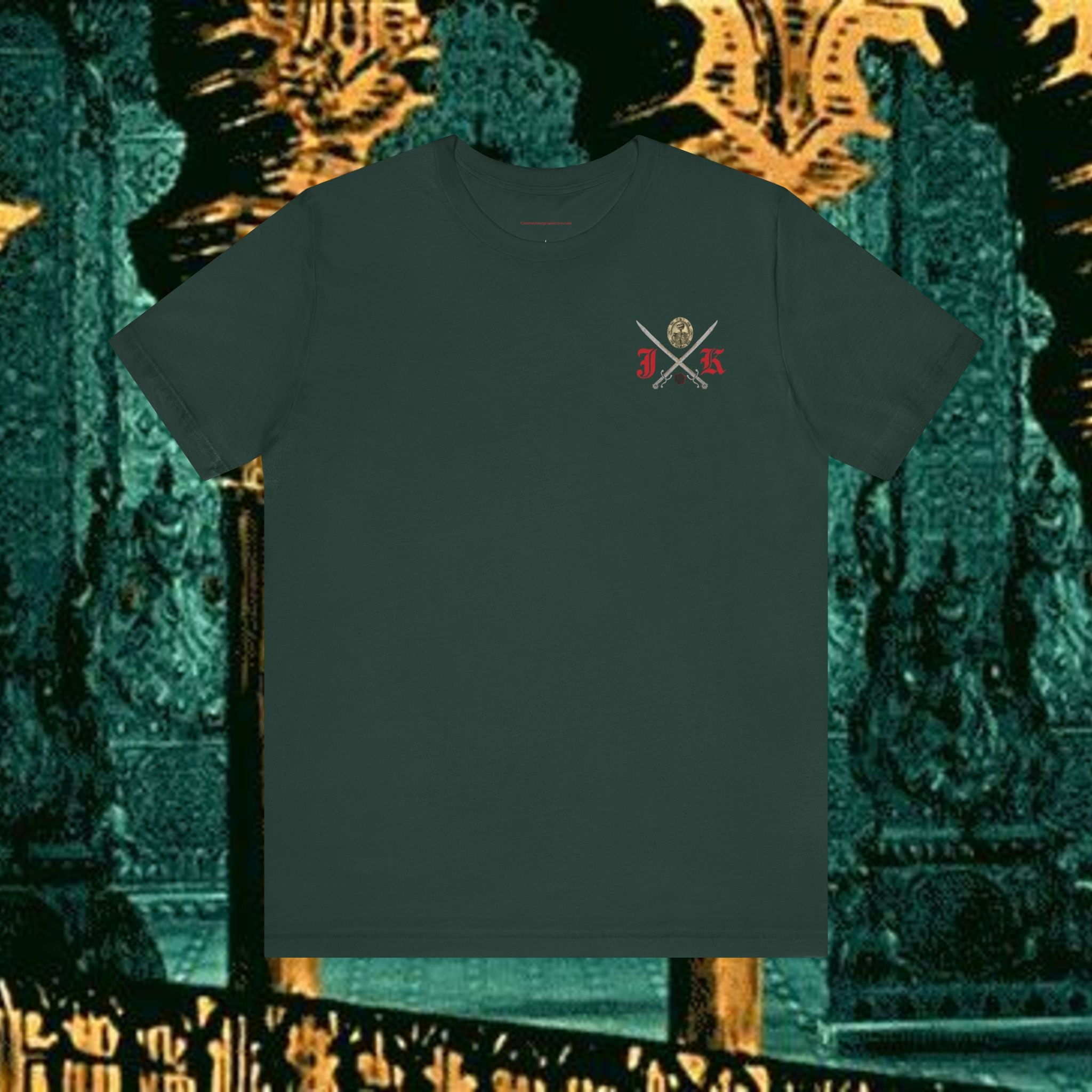 Sons of the Steppe Mythical Medieval Inspired Graphic T Shirt Back Version