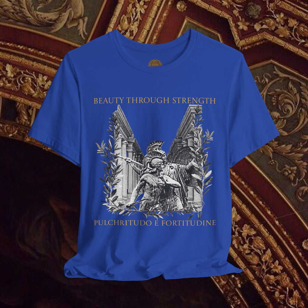 The Goddess's Protection Classically-Inspired Cotton Graphic T Shirt