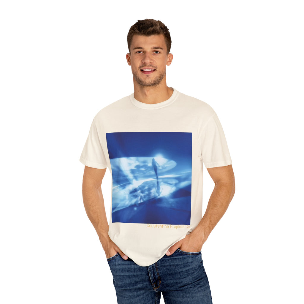 The Blue Portal Cyber Y2k Graphic T Shirt