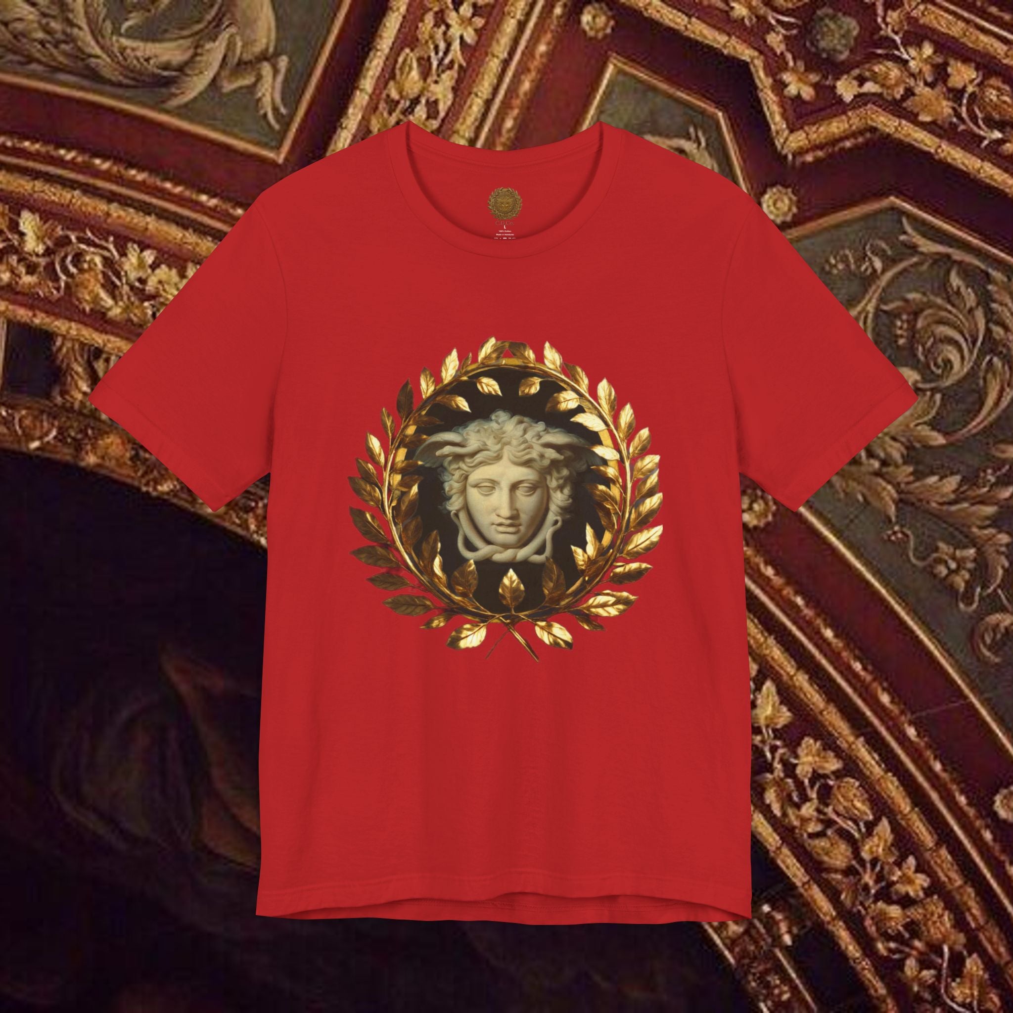 Medusa's Gaze Classical Inspired Mythology Unisex Jersey Short Sleeve Graphic Tee