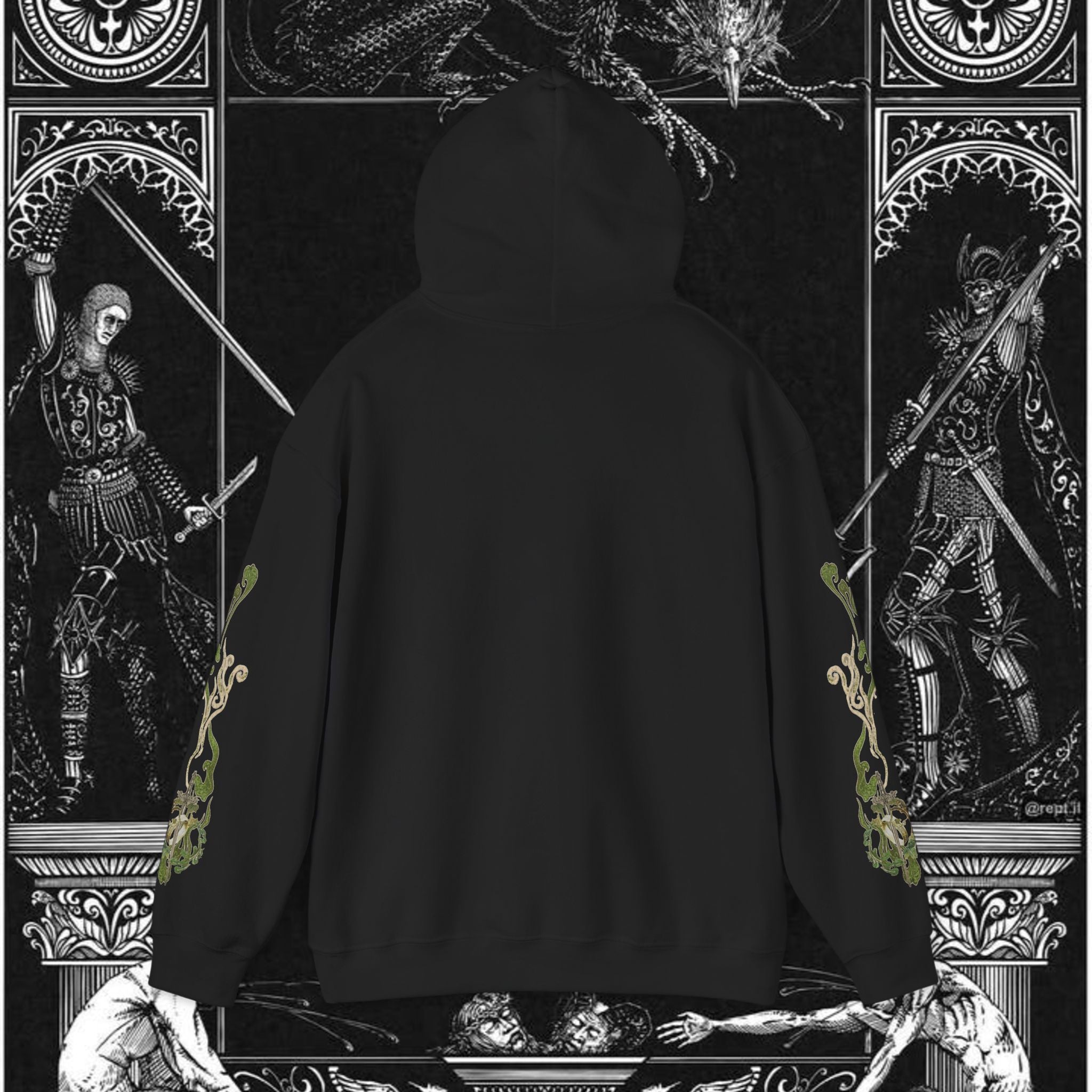 The Last Temptation Medieval Fantasy Graphic Hoodie