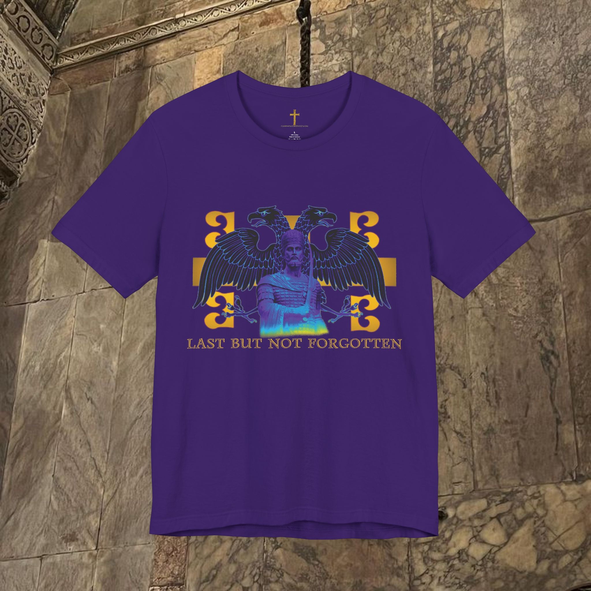 The Last Great Emperor Byzantine Inspired Cotton Graphic T-shirt Front