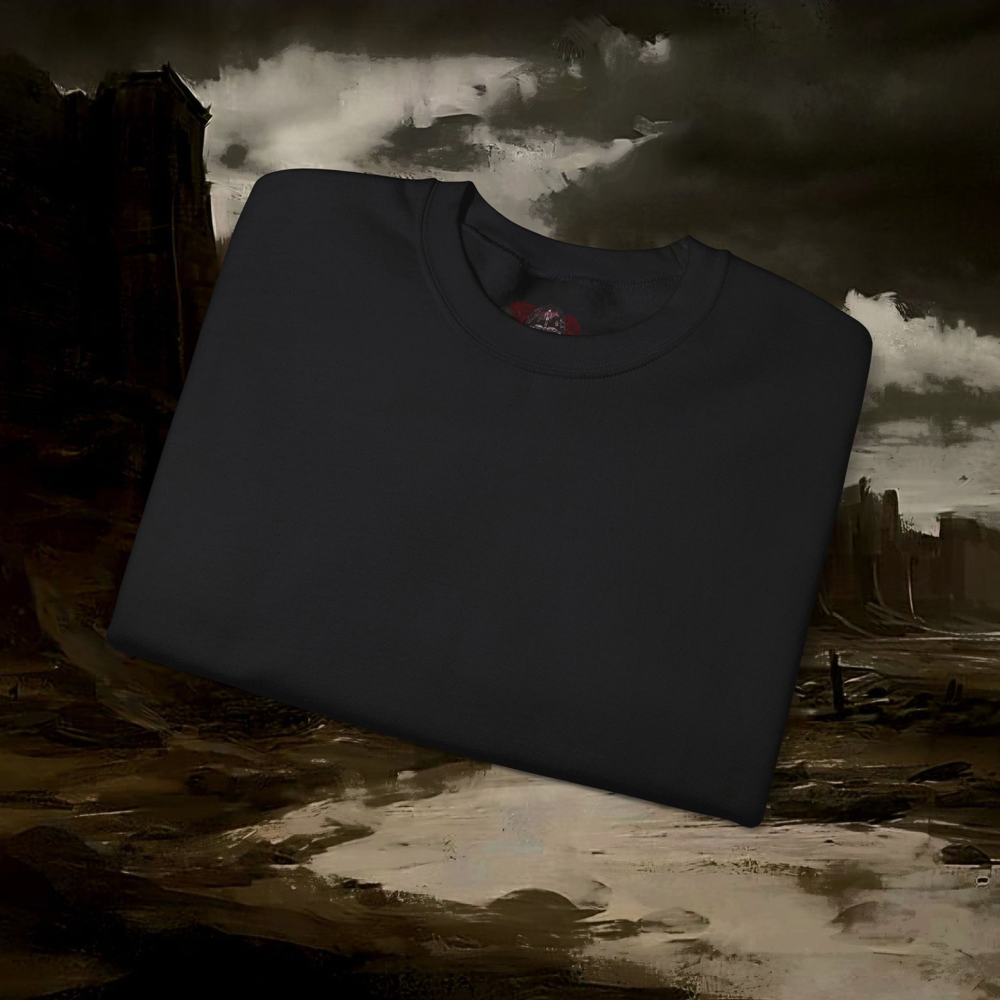 The Barbarian's Mirror Fantasy Medieval Inspired Unisex Sweatshirt Back Version