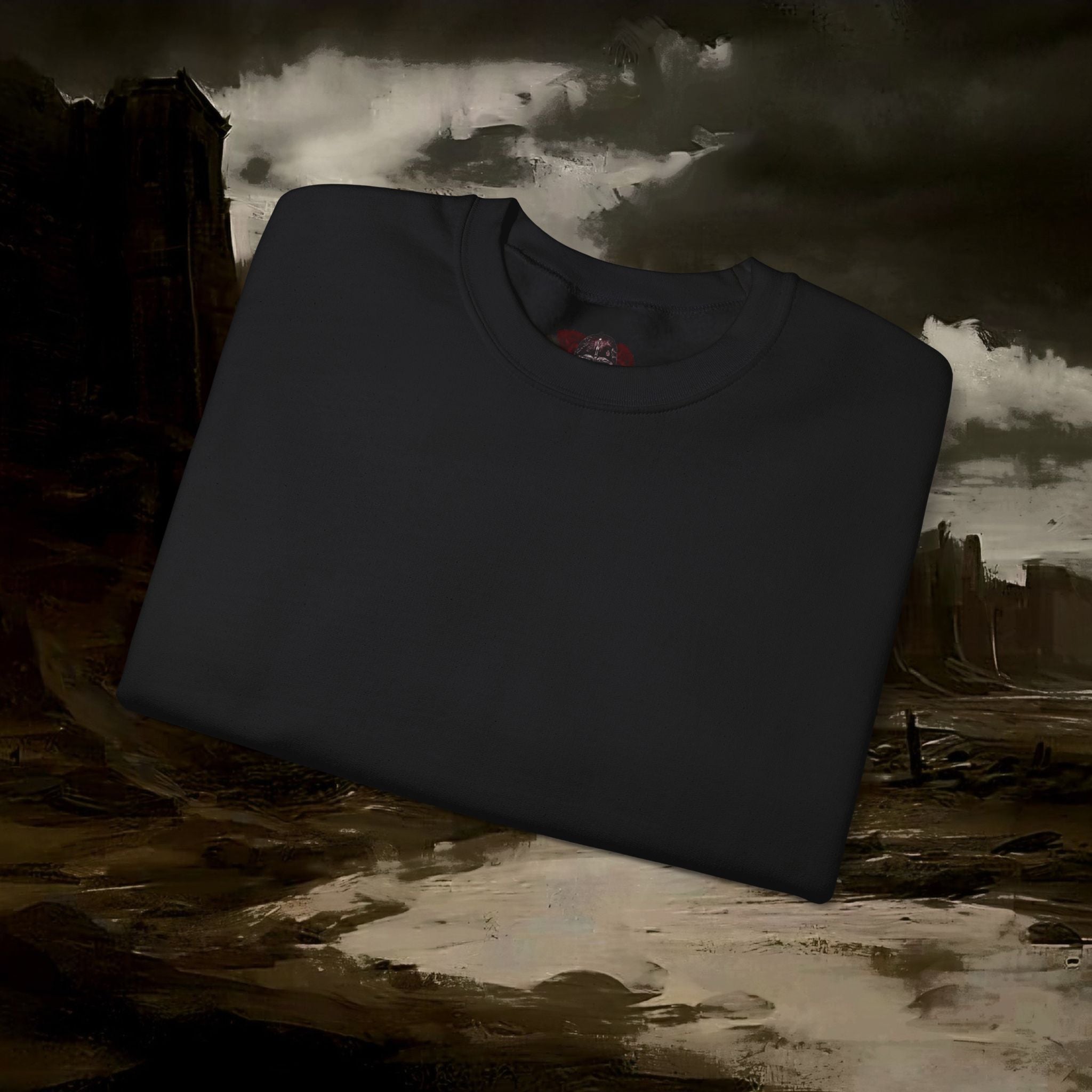 The Barbarian's Mirror Fantasy Medieval Inspired Unisex Sweatshirt Back Version