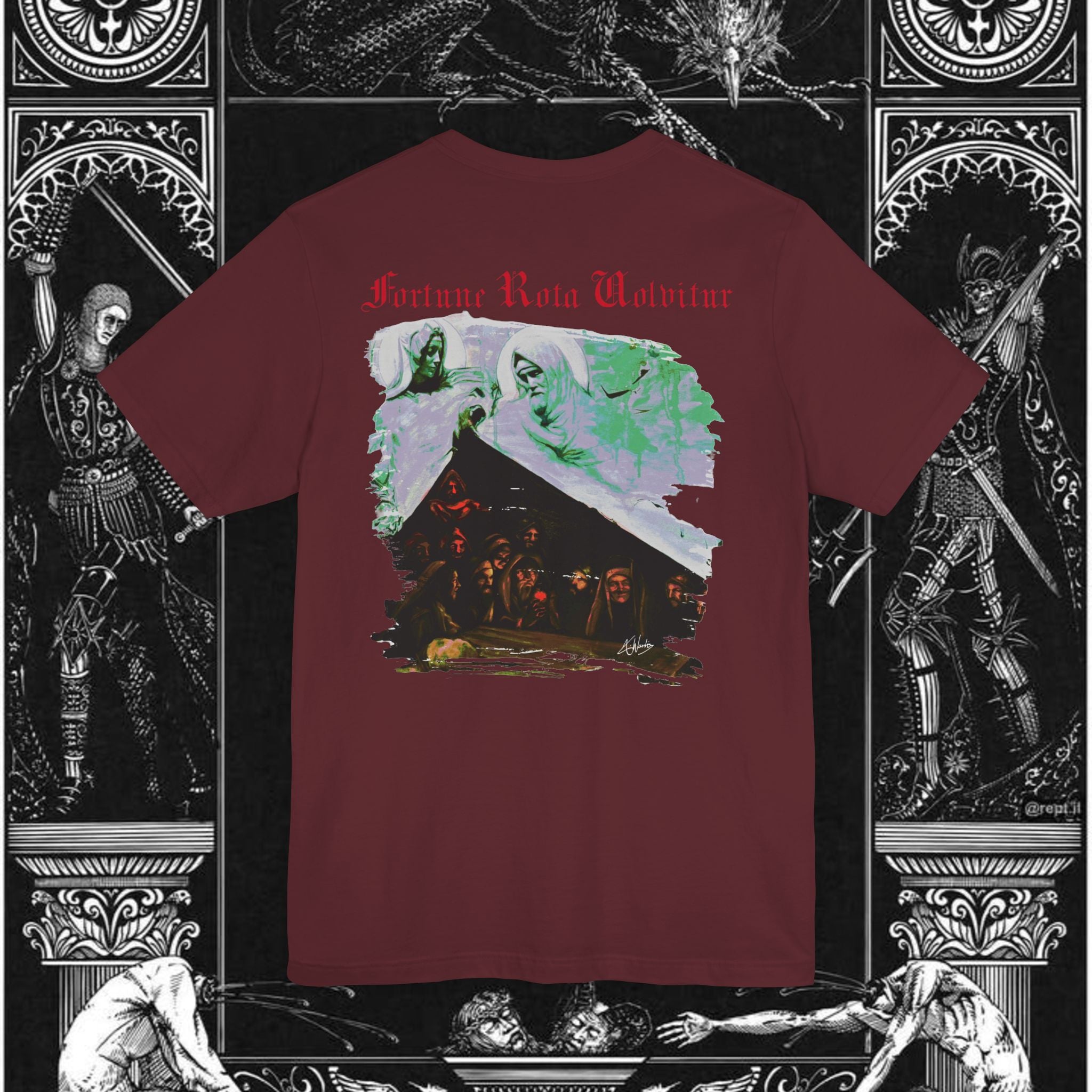 Divine Justice Medieval Fantasy Graphic T-Shirt