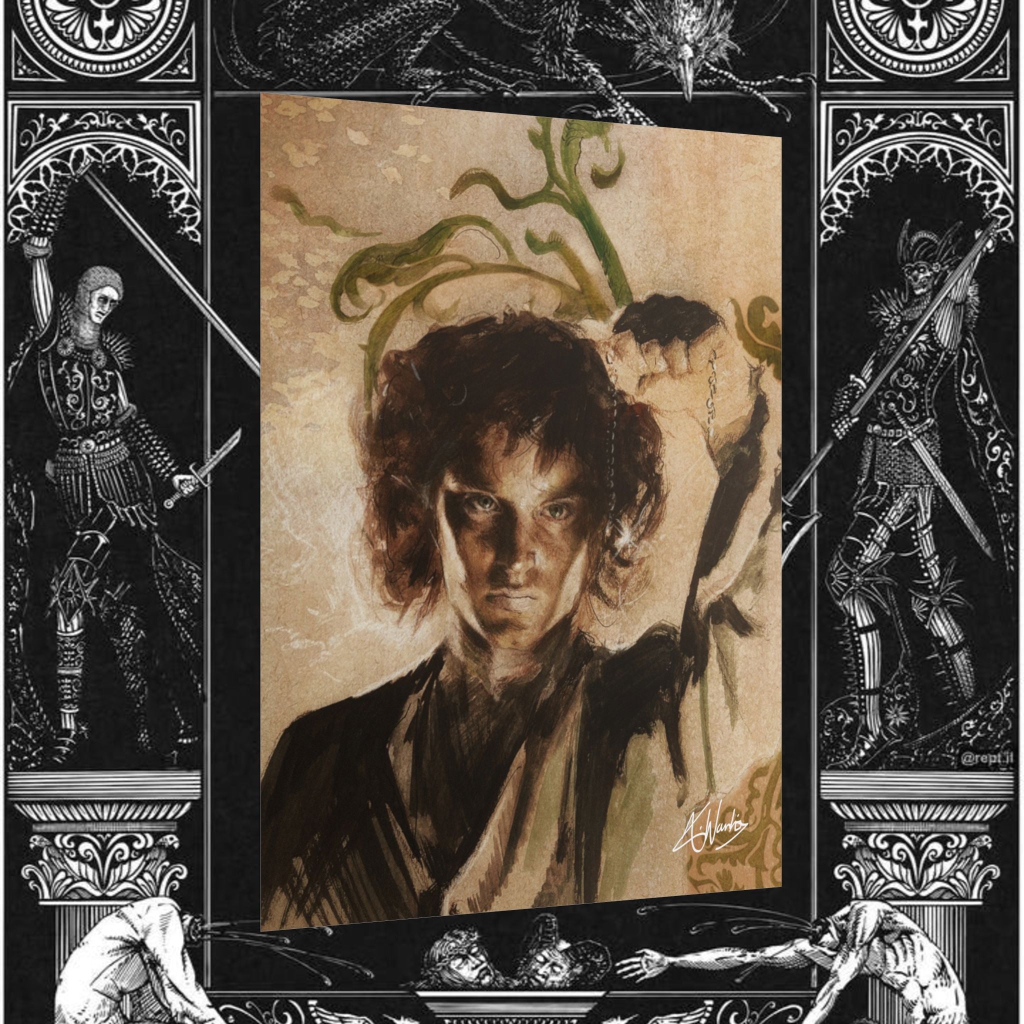 The Last Temptation Medieval Fantasy Print