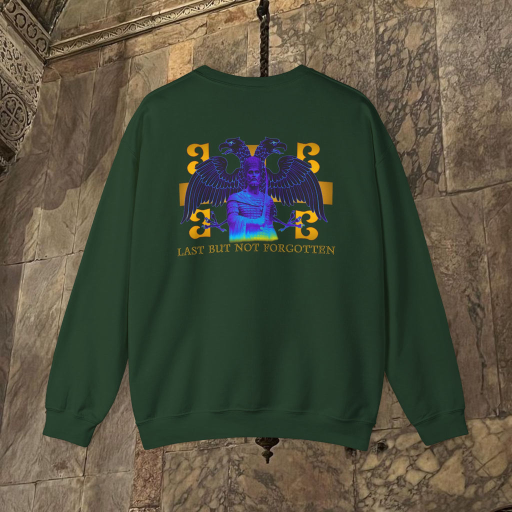 The Last Great Emperor Byzantine Inspired Crewneck Sweatshirt Back Version