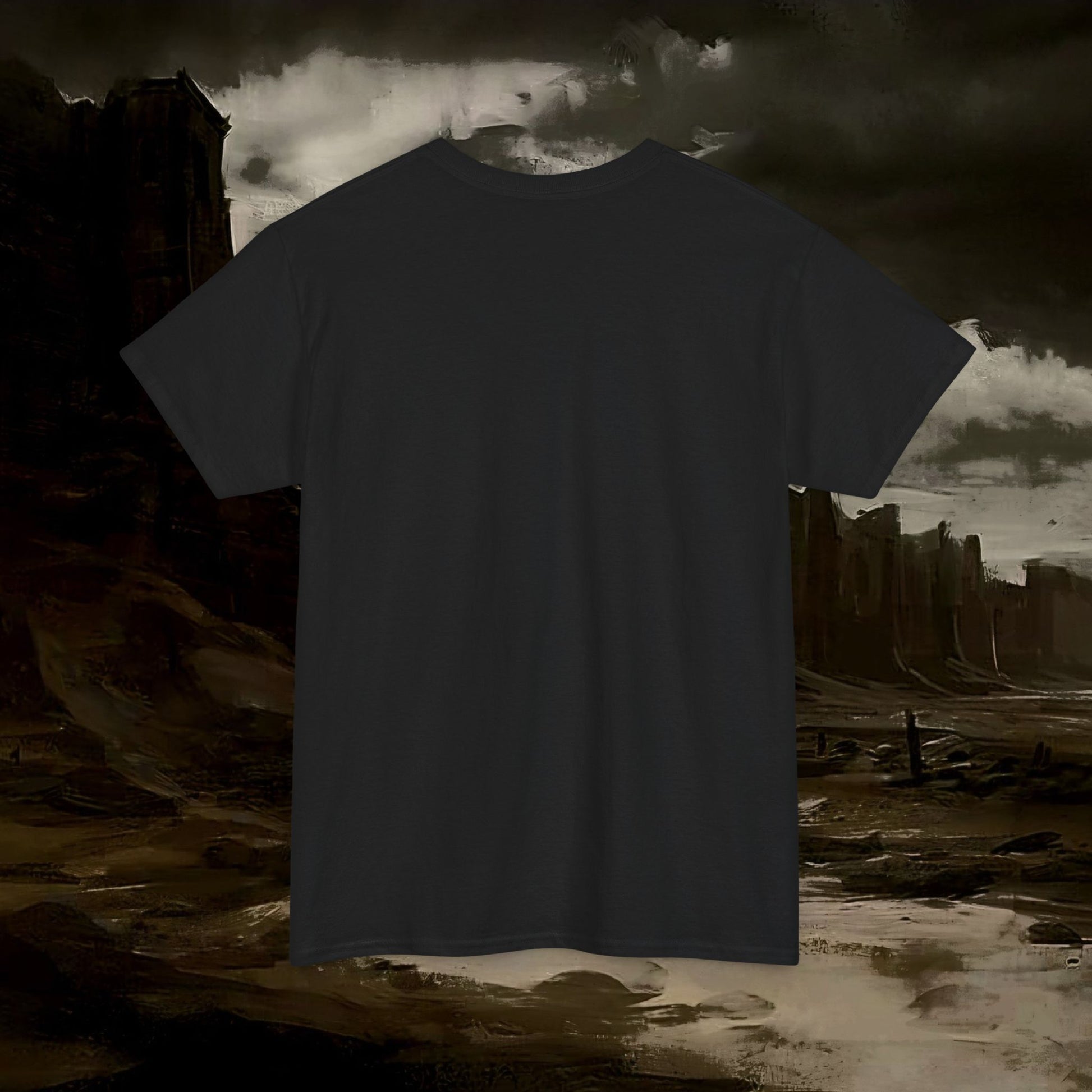 The Barbarian's Mirror Unisex Tee with Vintage Design Casual Wear, Everyday Style