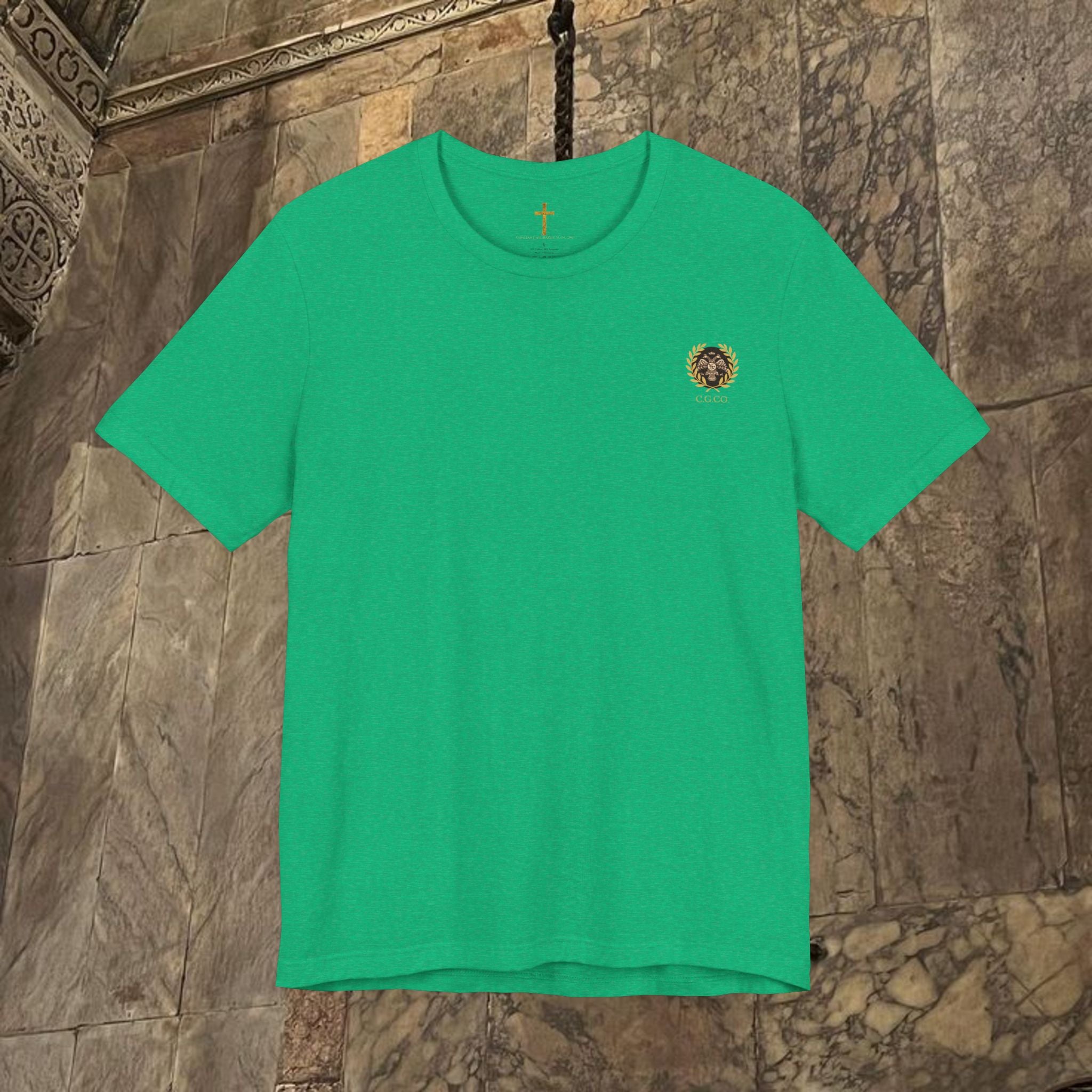 The Kings Fate Byzantine Inspired Cotton Graphic T-shirt Back version