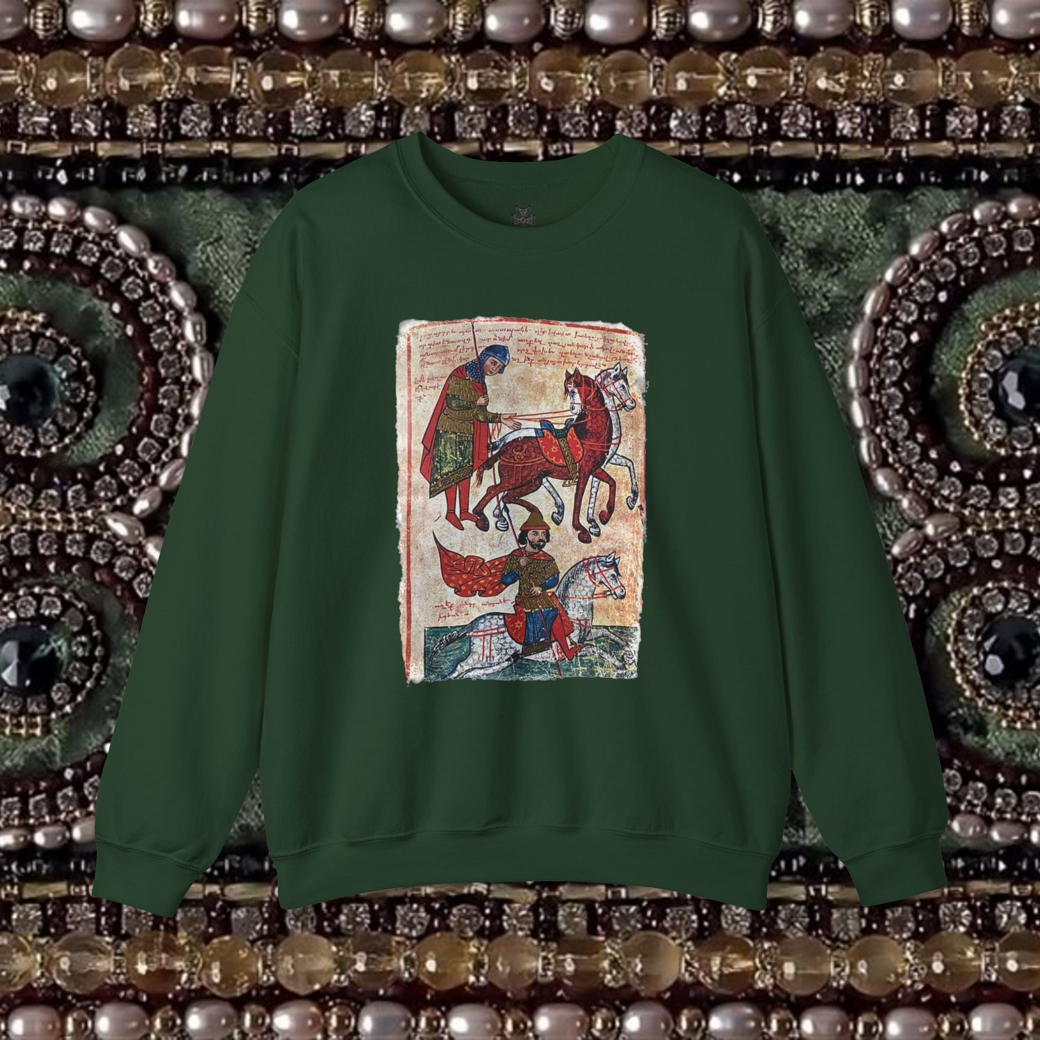 Ancient Armenian Manuscript Art T-Shirt - Sacred Heritage Design