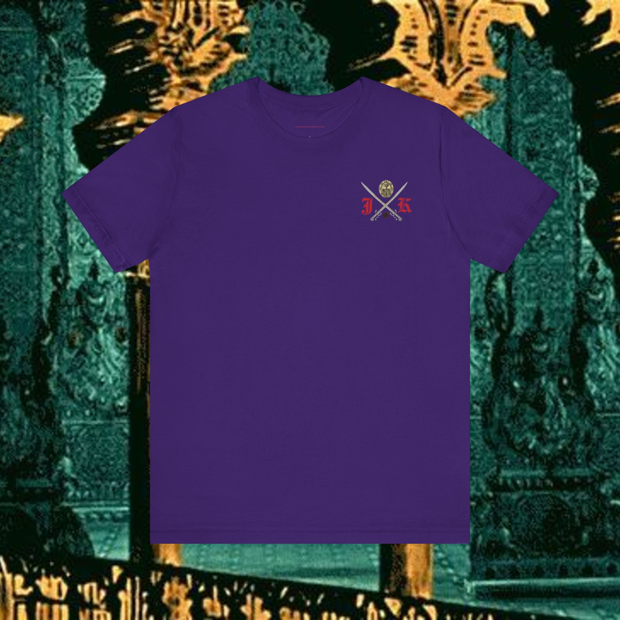 Sons of the Steppe Mythical Medieval Inspired Graphic T Shirt Back Version