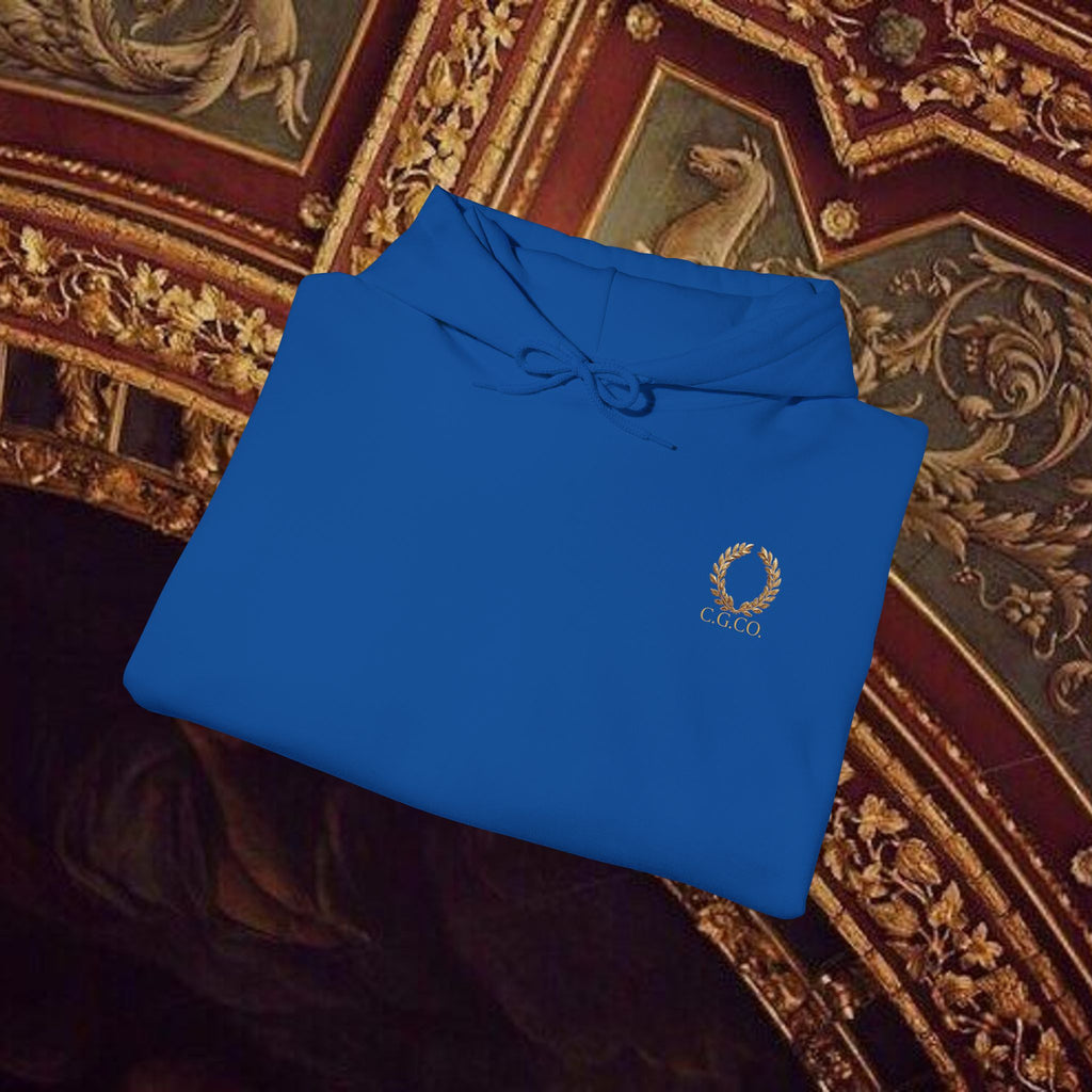 The Hero's Victory Classically-Themed Cotton Graphic Hoodie