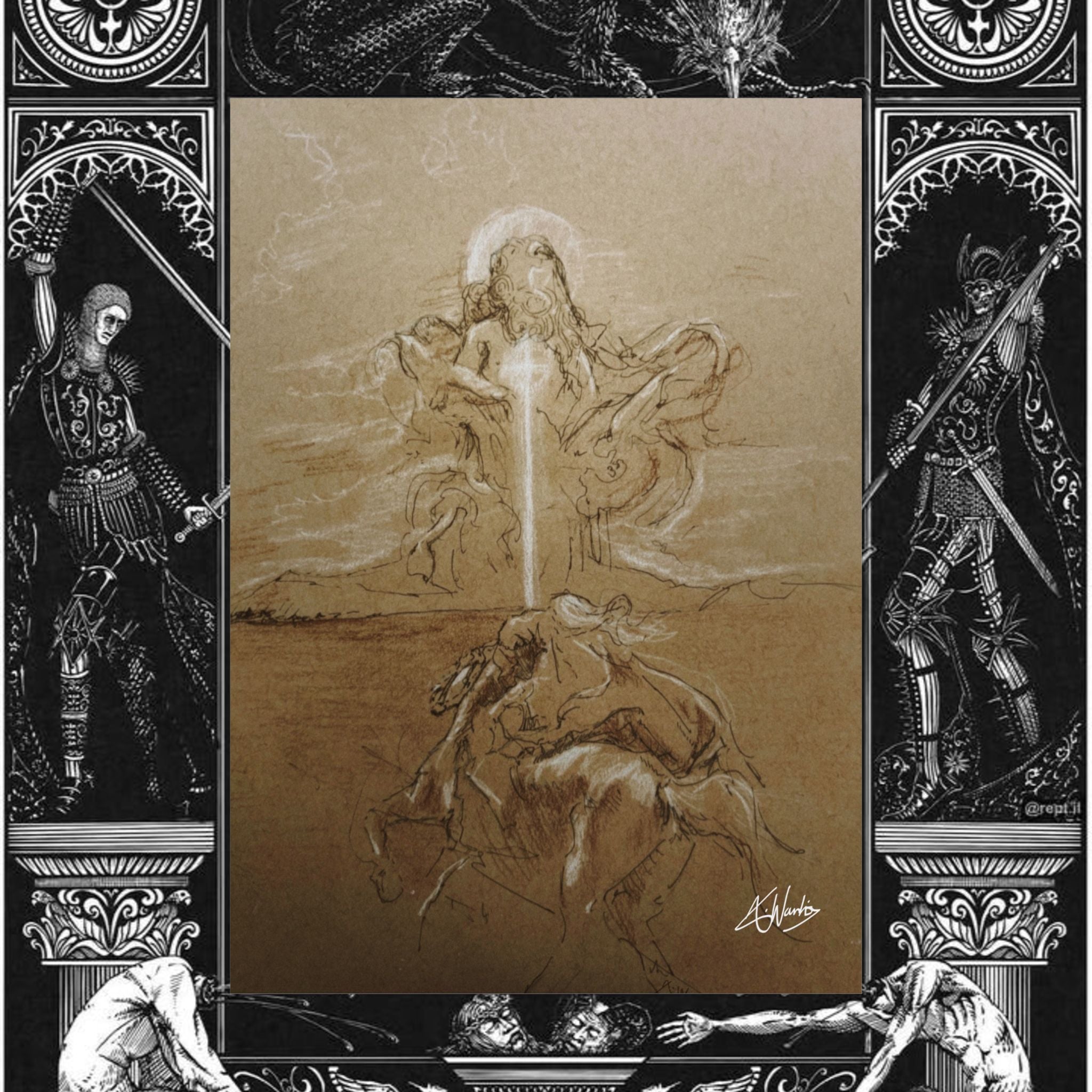 The King's Destiny Medieval Fantasy Fine Art Print