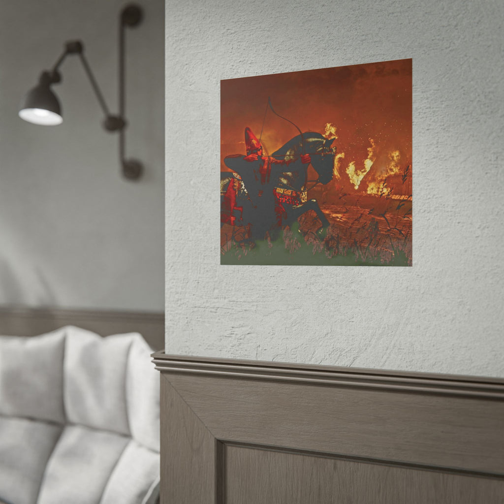 Sons of the Steppe: The Warrior's Conquest Early Medieval Inspired Fine Art Print