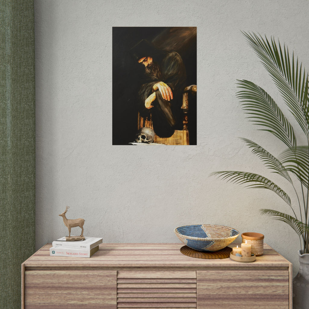Man's Memento Medieval Fantasy Fine Art Print