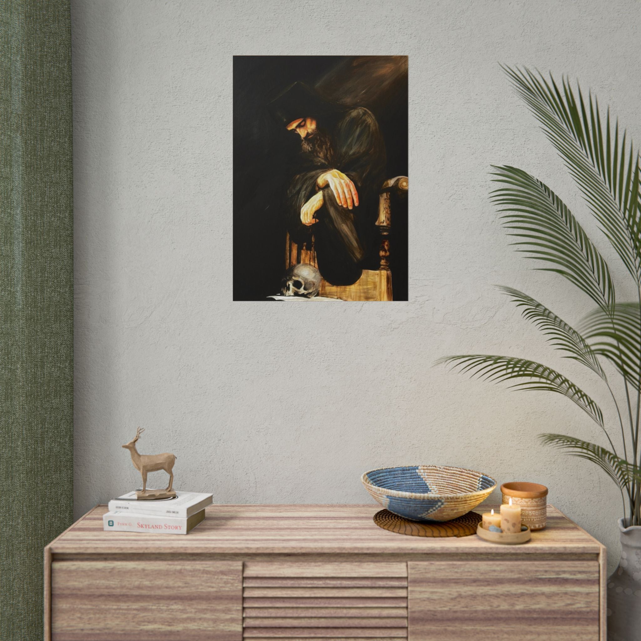 Man's Memento Medieval Fantasy Fine Art Print