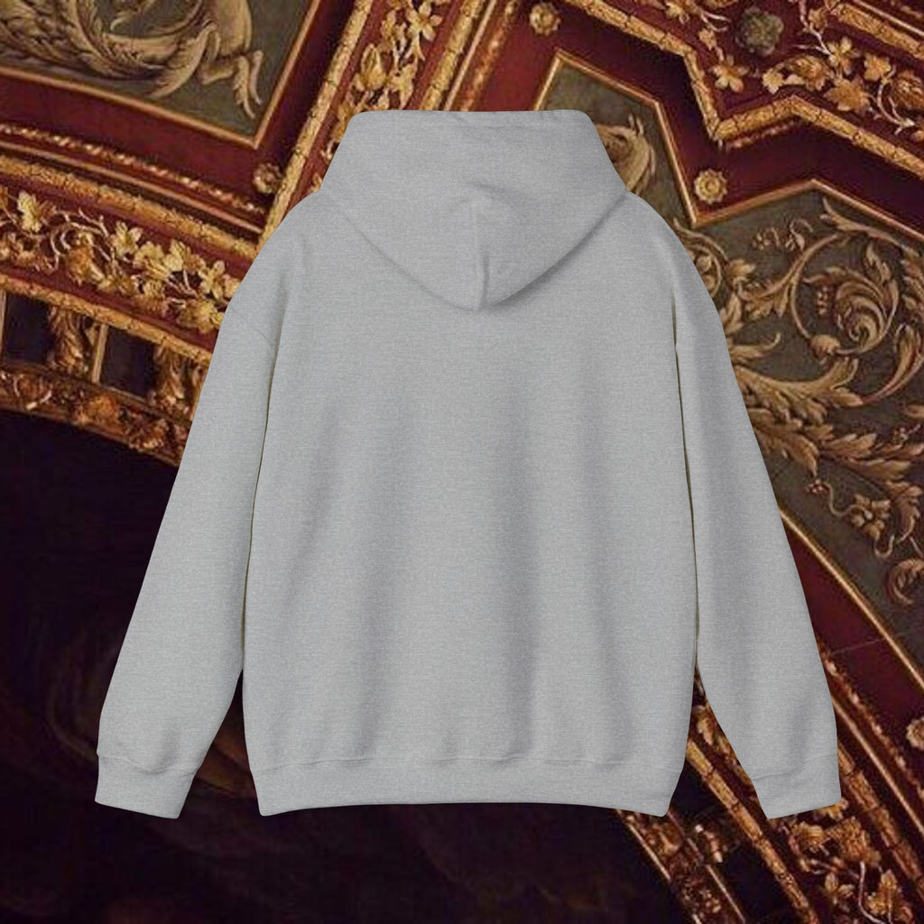 The Goddess's Protection Classically-Inspired Cotton Graphic Hoodie