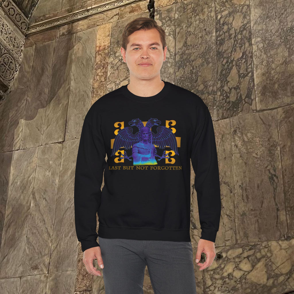 The Last Great Emperor Byzantine Inspired Graphic Crewneck Sweatshirt Front Version