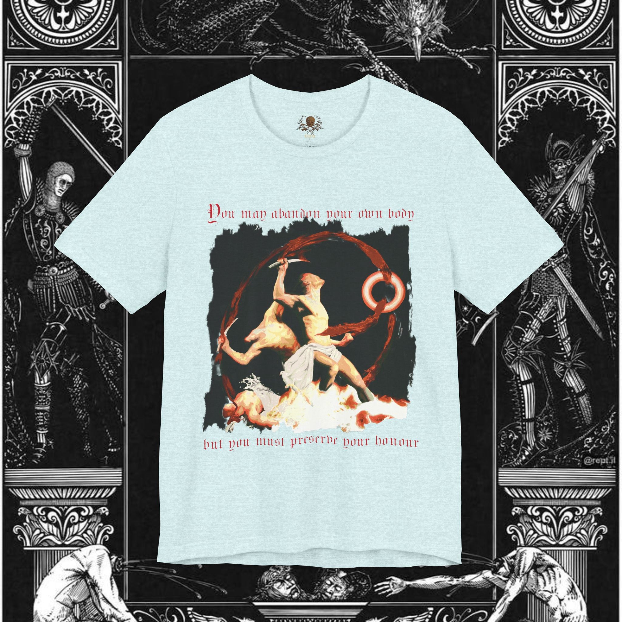 The Samurai's Vengeance Medieval Fantasy Graphic Shirt