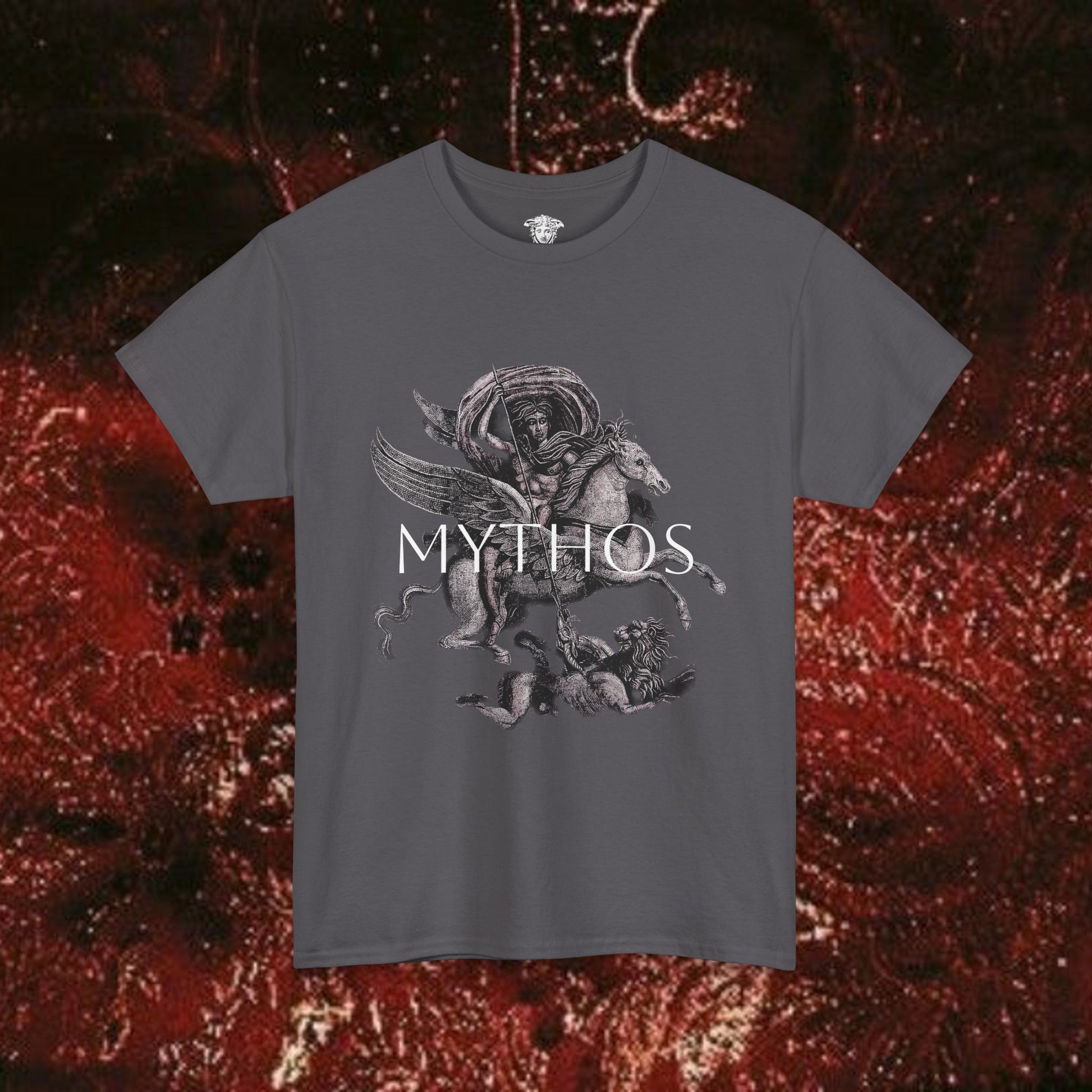 Mythos of the Warrior Graphic Tee - Unisex Heavy Cotton, Historical Shirt, Mythological Esoteric T-Shirt