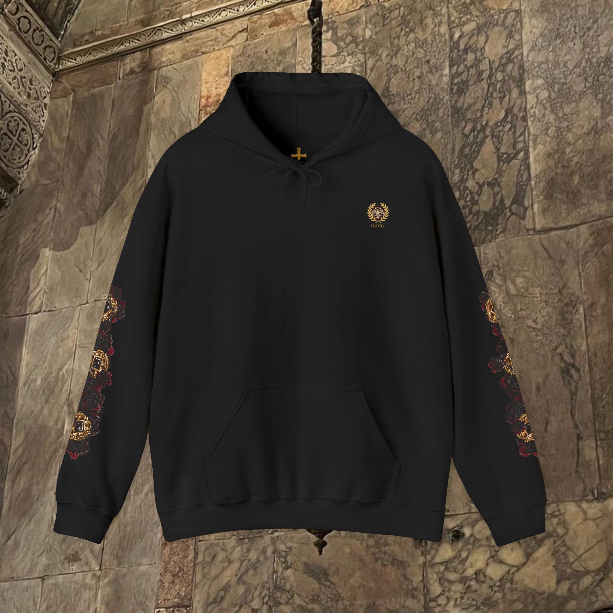 The Kings Fate Byzantine Inspired Graphic Hoodie Back Version