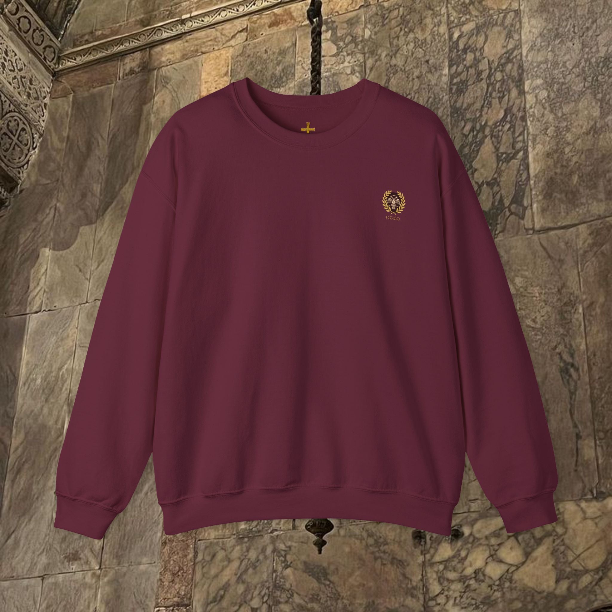 The Last Great Emperor Byzantine Inspired Crewneck Sweatshirt Back Version