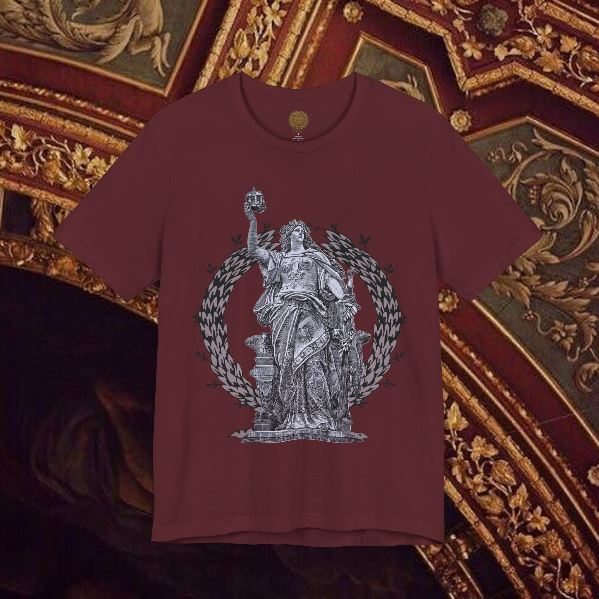 Goddess Victory Neo-Classical Inspired Graphic T-Shirt