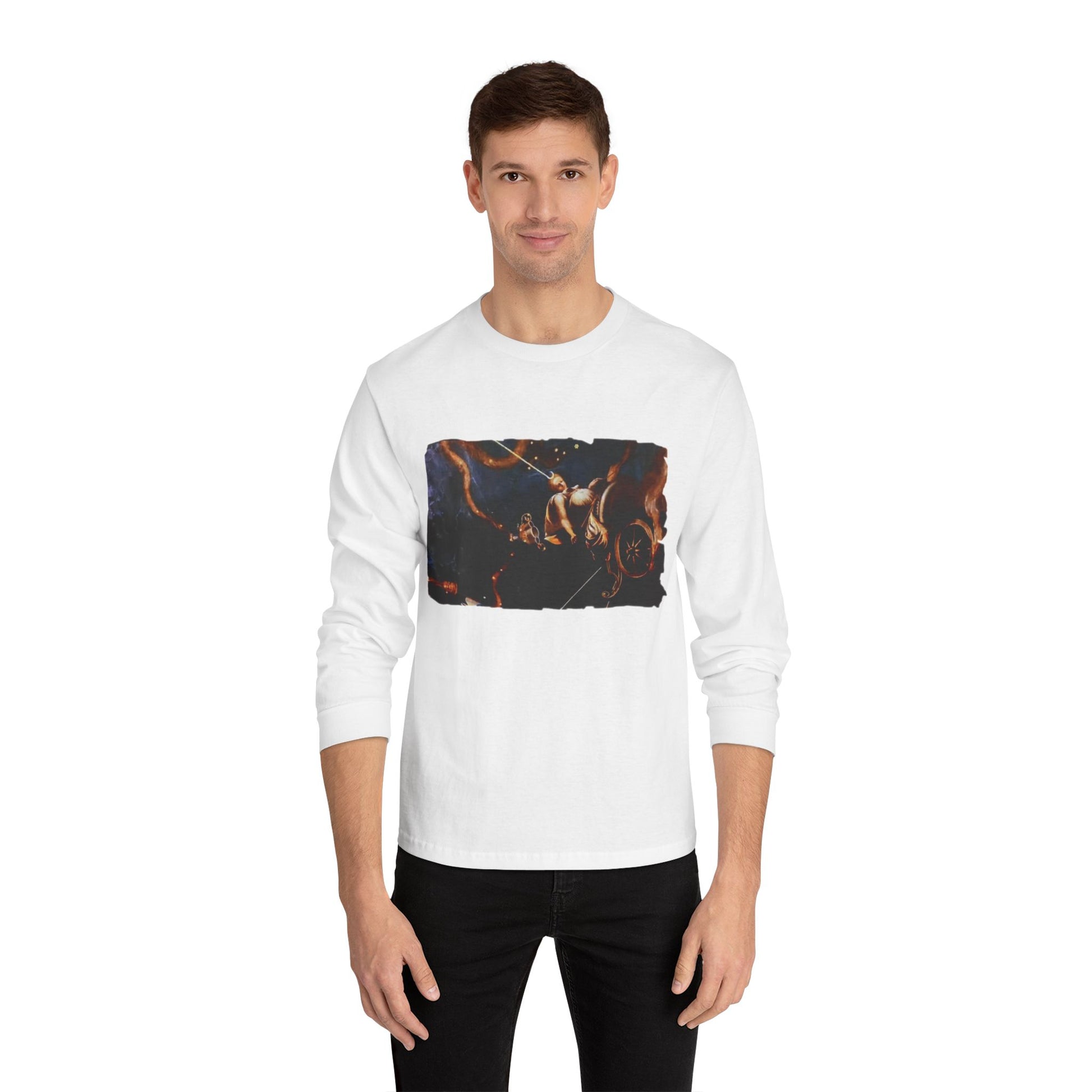 Goddess of the Cosmos Graphic Long Sleeve T-Shirt