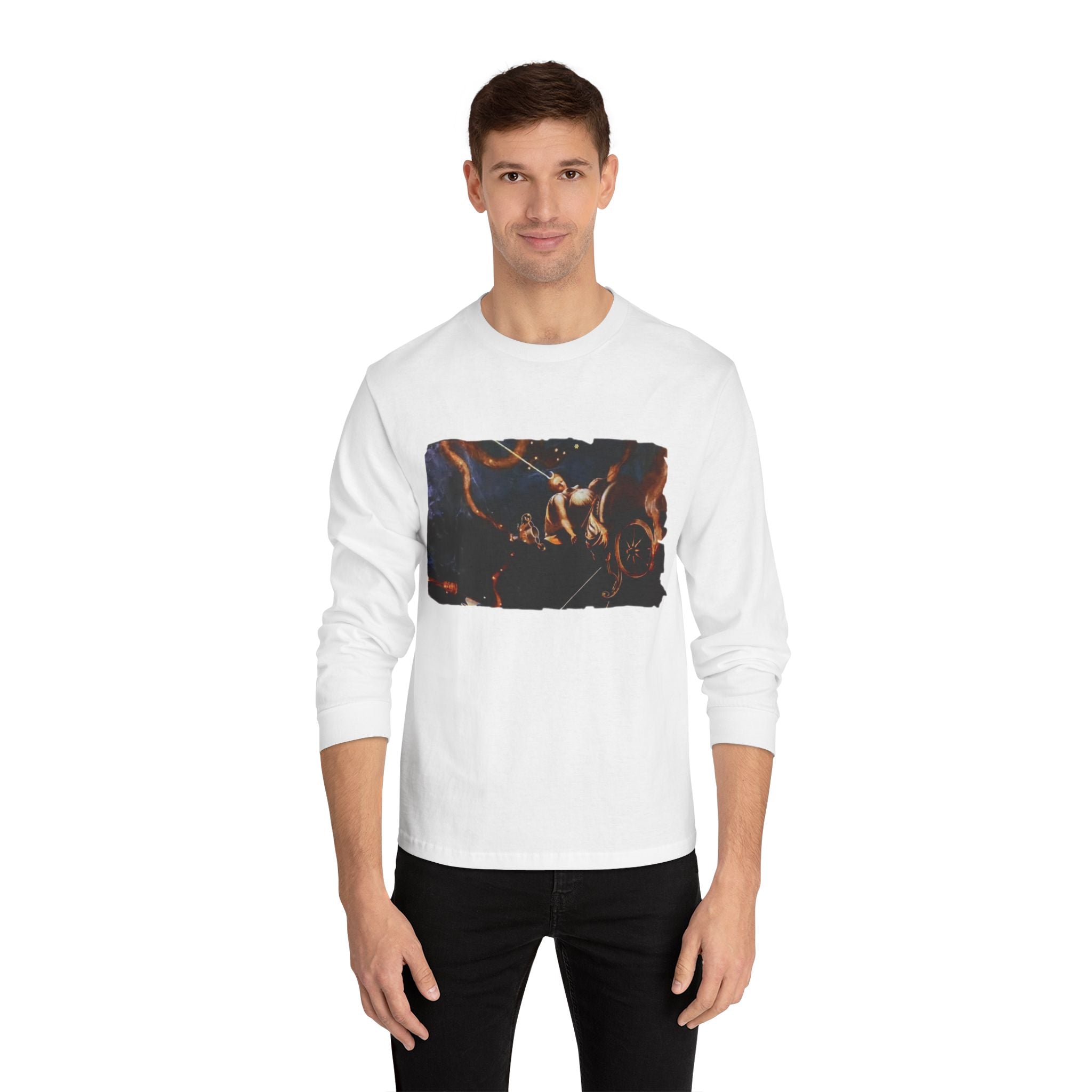 Goddess of the Cosmos Graphic Long Sleeve T-Shirt