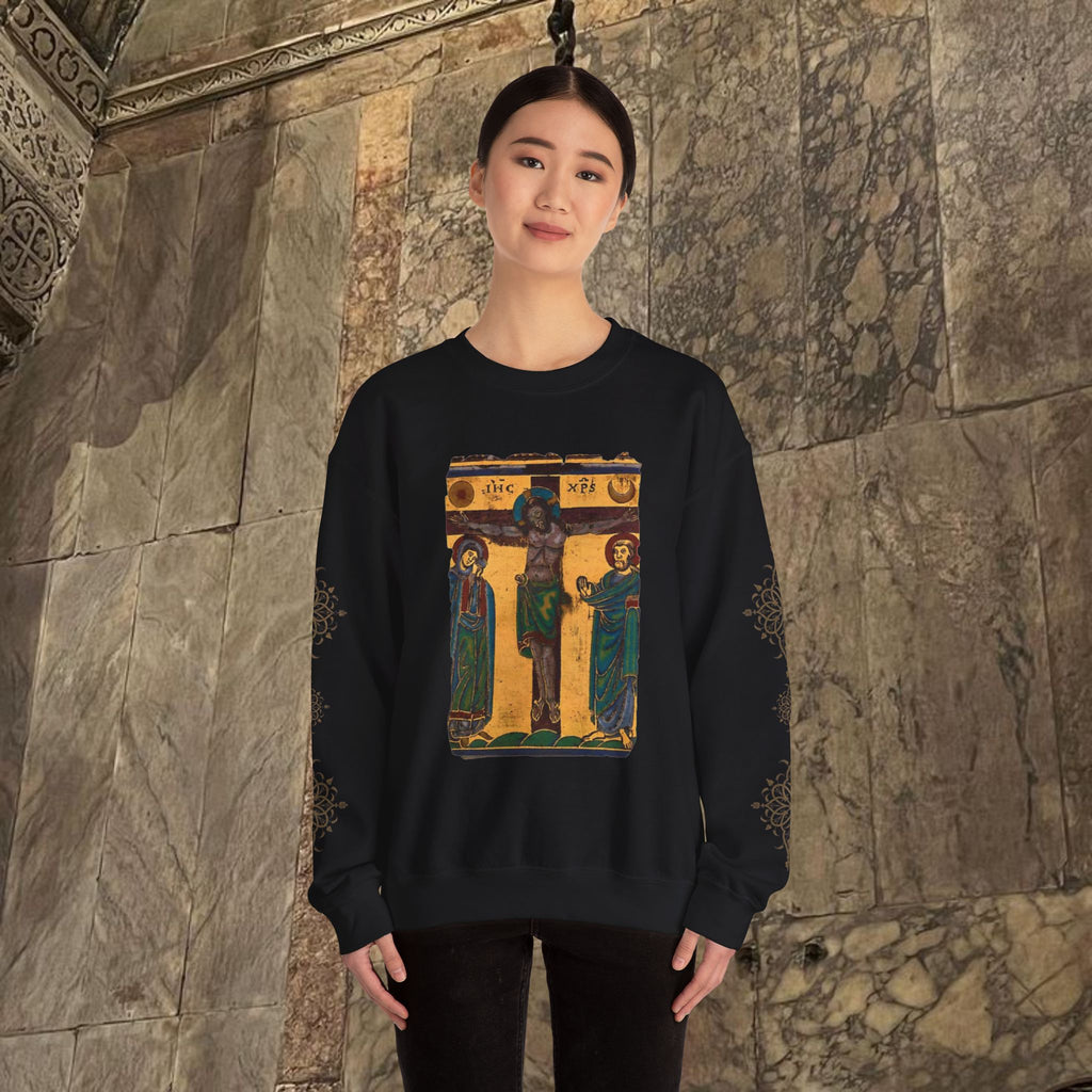 Byzantine art Sweatshirt iconographic desgin