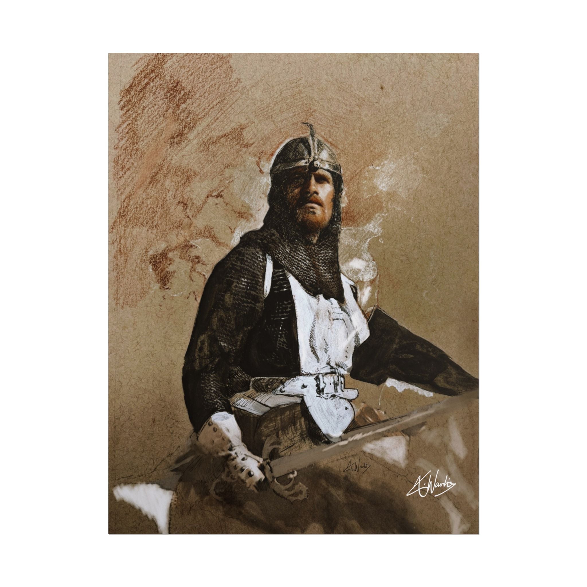 The Knight's Rest Medieval Fantasy Print