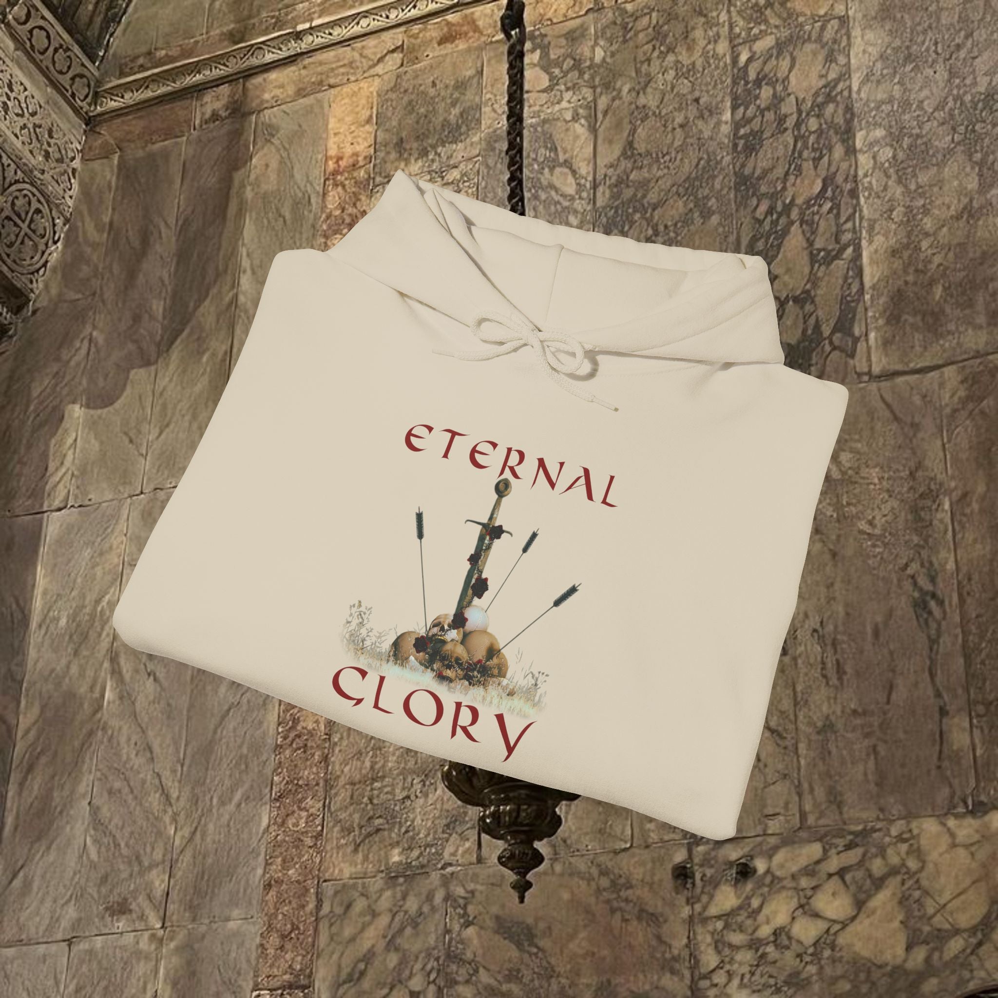 Eternal Glory of the Last Battle Byzantine Inspired Graphic Hoodie