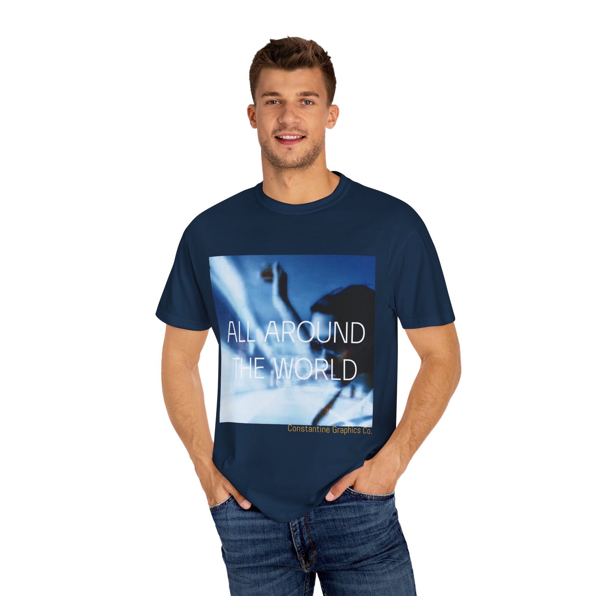 All Around The World Cyber Y2k Graphic Tshirt