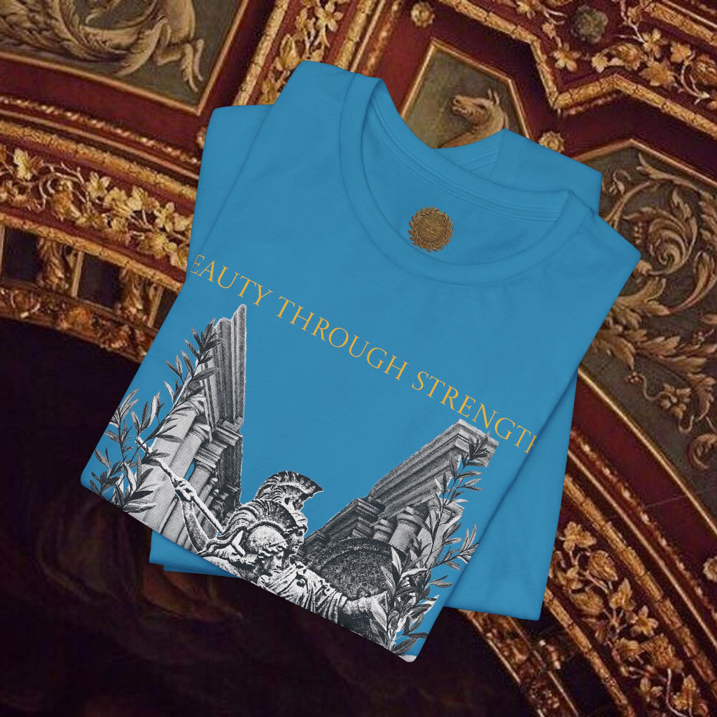 The Goddess's Protection Classically-Inspired Cotton Graphic T Shirt