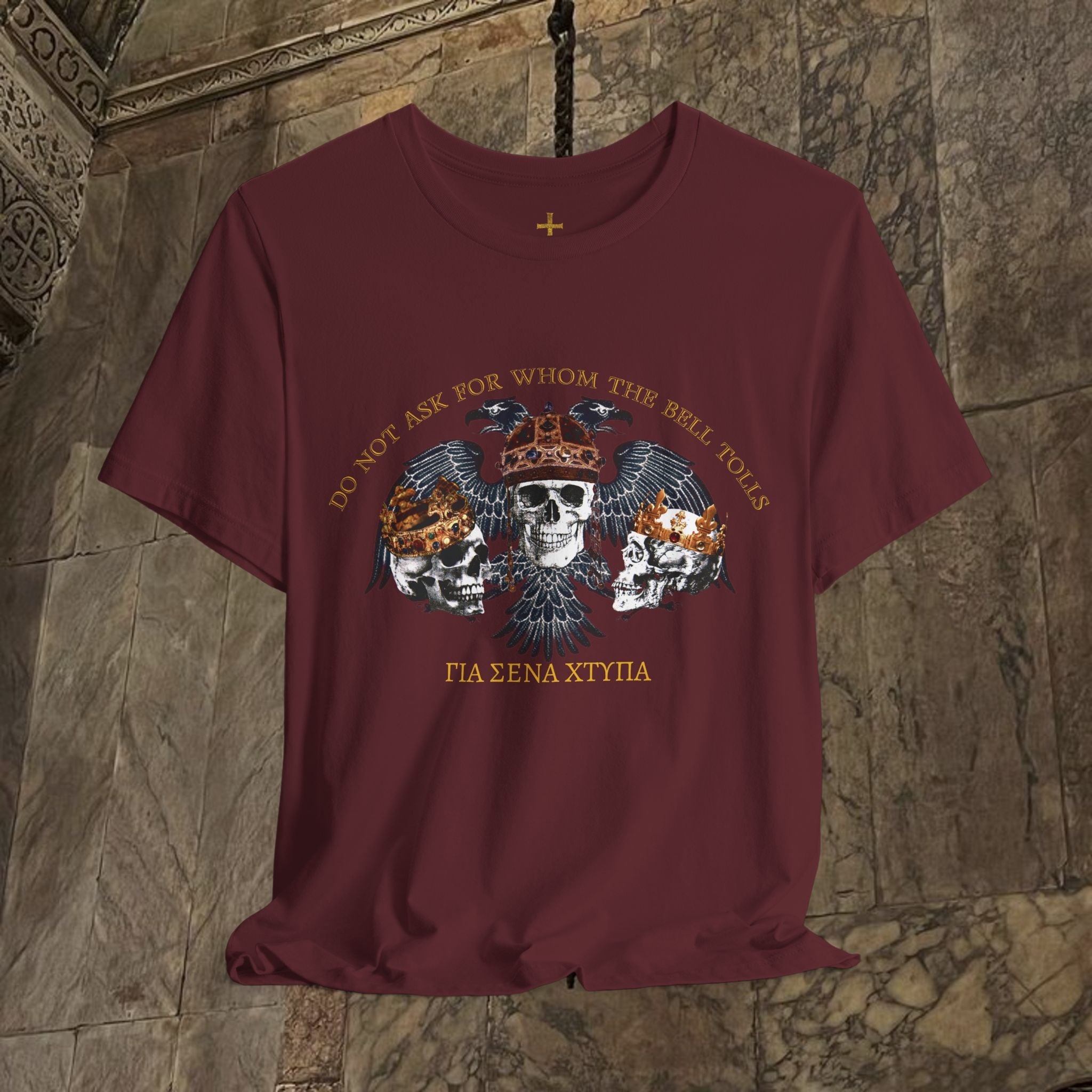 The Kings Fate Byzantine Inspired Cotton Graphic T-shirt