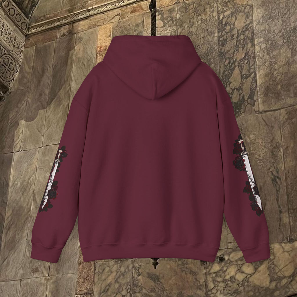 The Last Great Emperor Byzantine Inspired Graphic Hoodie Front Version