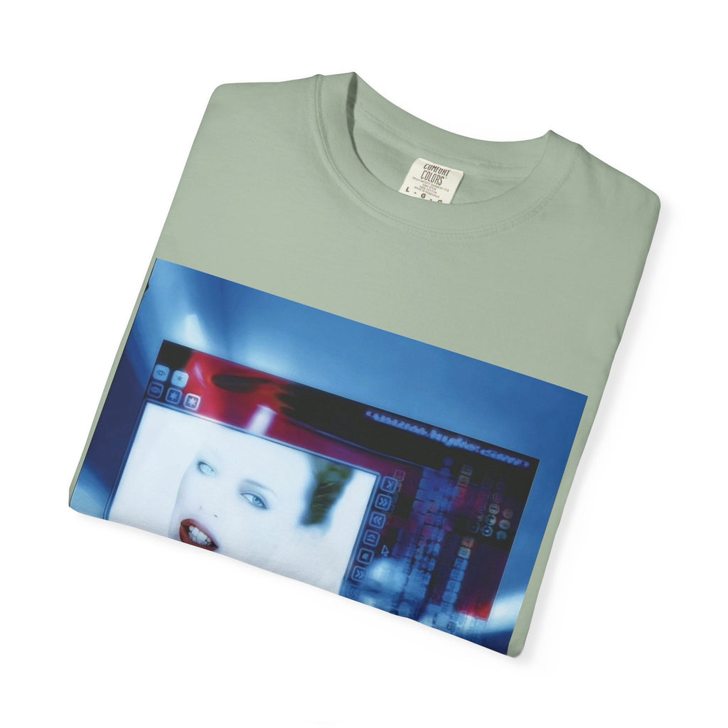 Digital Pop Up Cyber Y2K Graphic T-Shirt