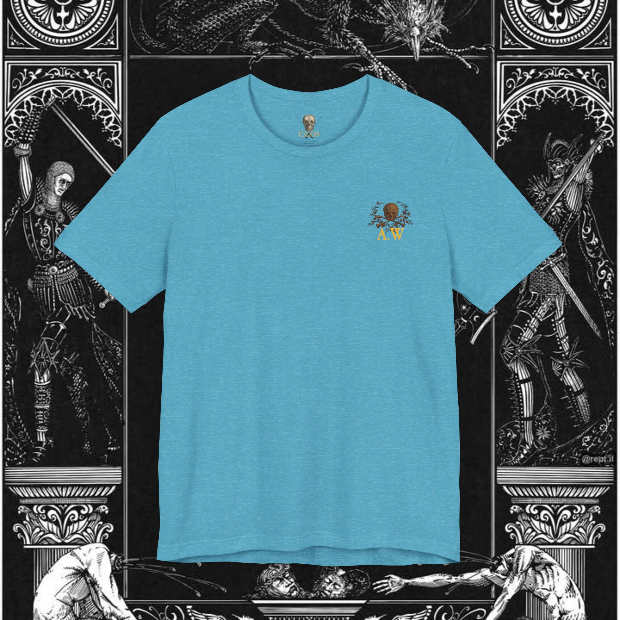 The Knight's Rest Medieval Fantasy Graphic T-Shirt