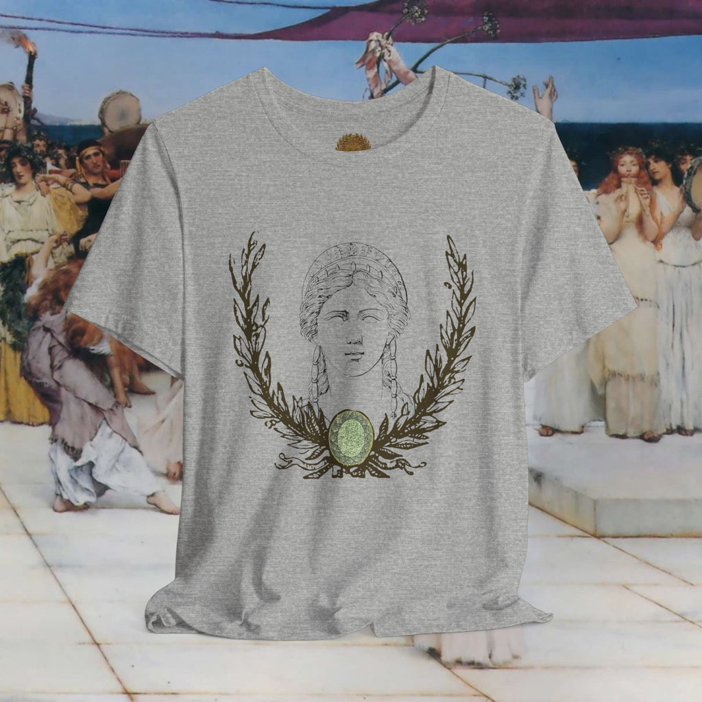 Hera's Wondering – Greek Goddess Ornate Diadem T-Shirt