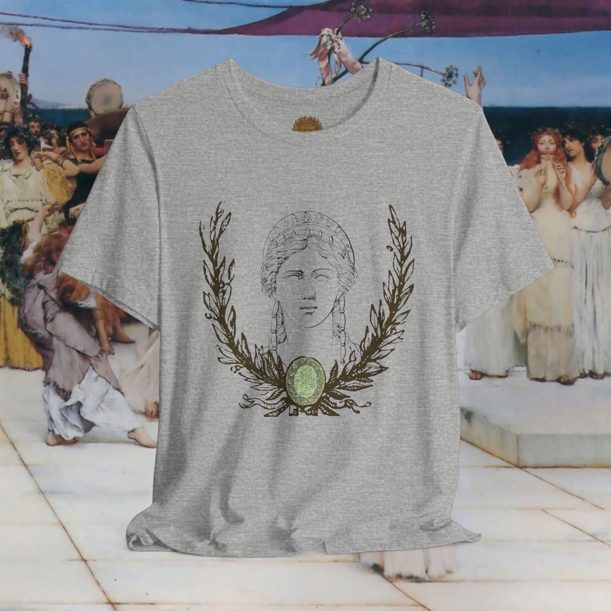 Hera's Wondering – Greek Goddess Ornate Diadem T-Shirt