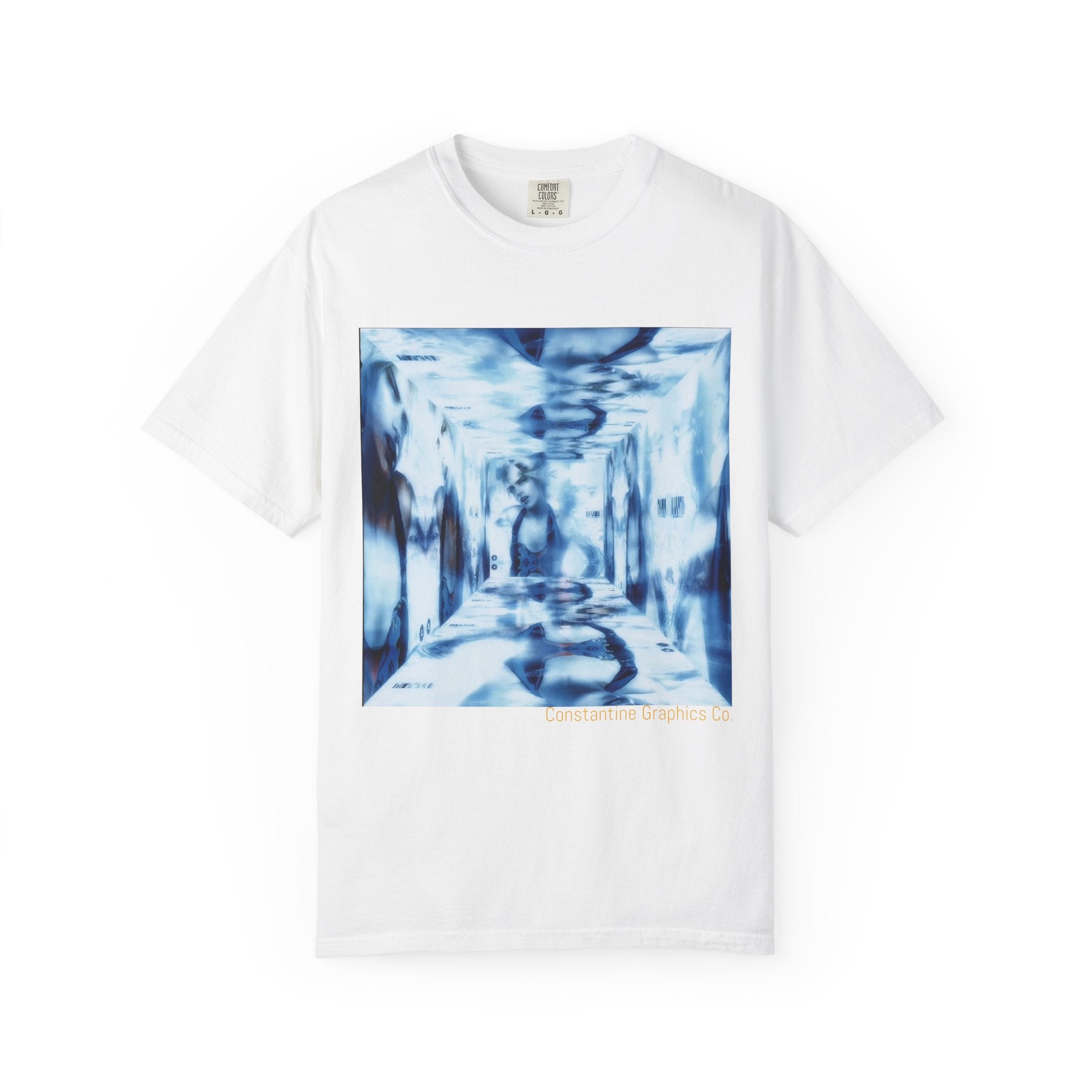 Enter the CyberVerse Y2K Graphic T-Shirt