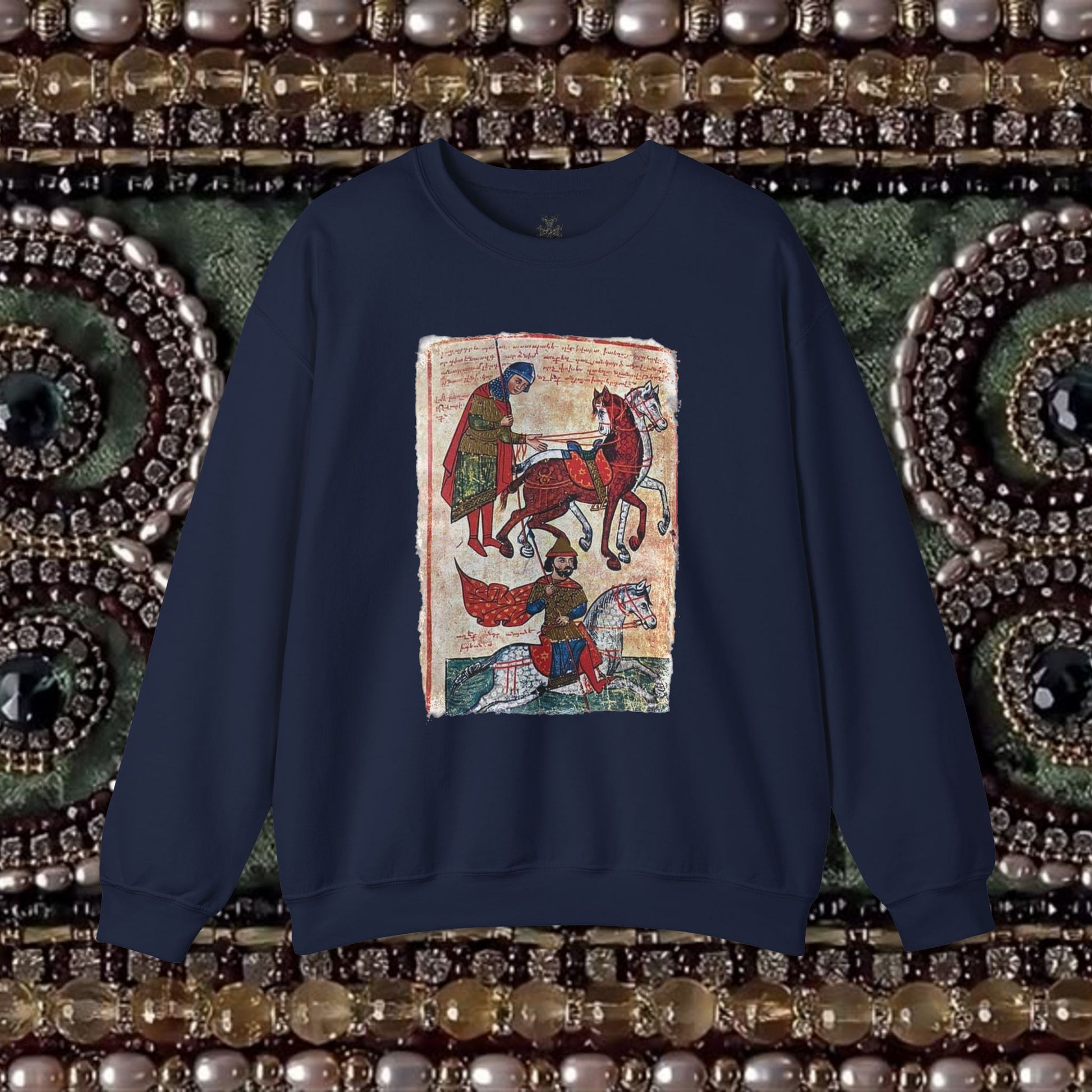 Ancient Armenian Manuscript Graphic Sweatshirt Design