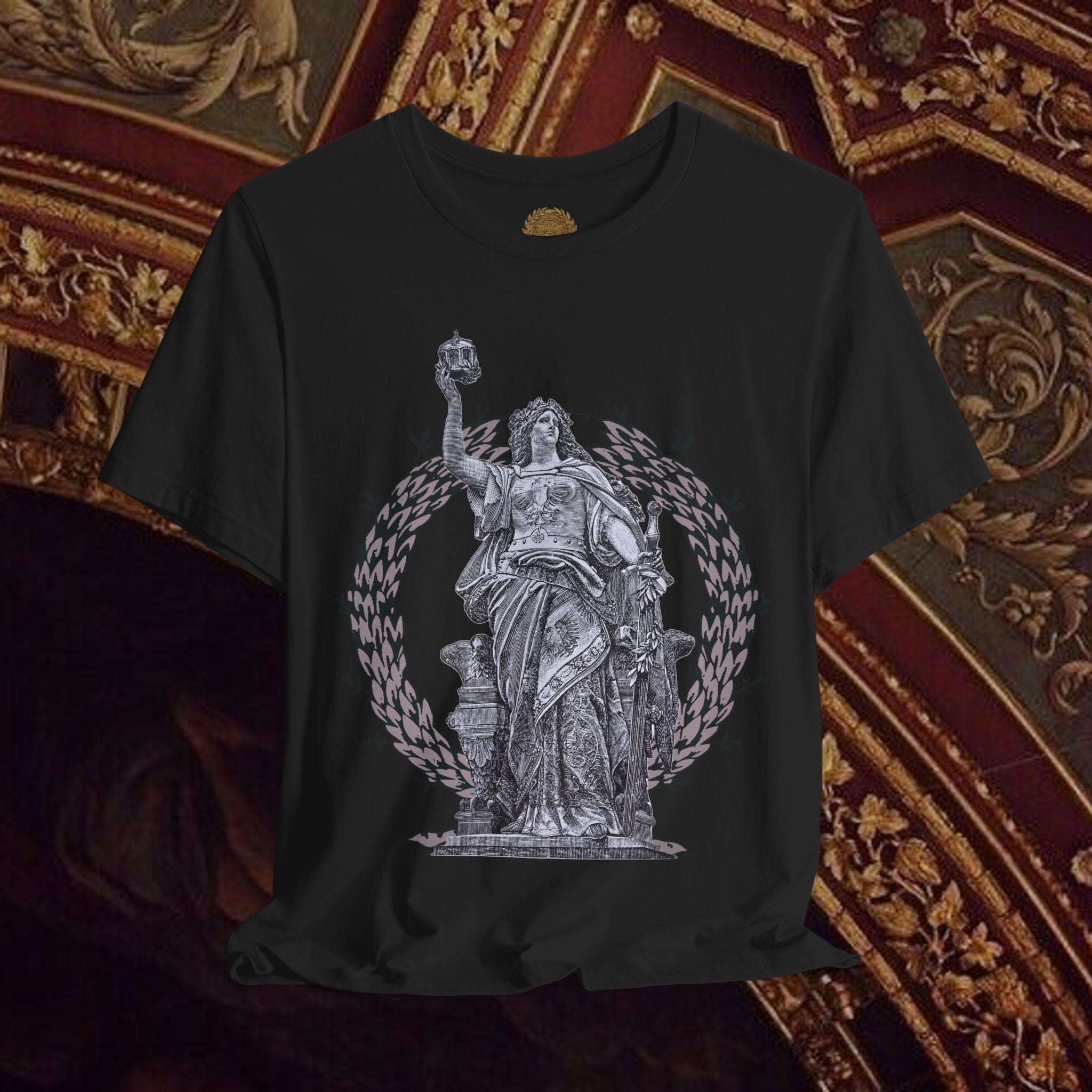 Goddess Victory Neo-Classical Inspired Graphic T-Shirt