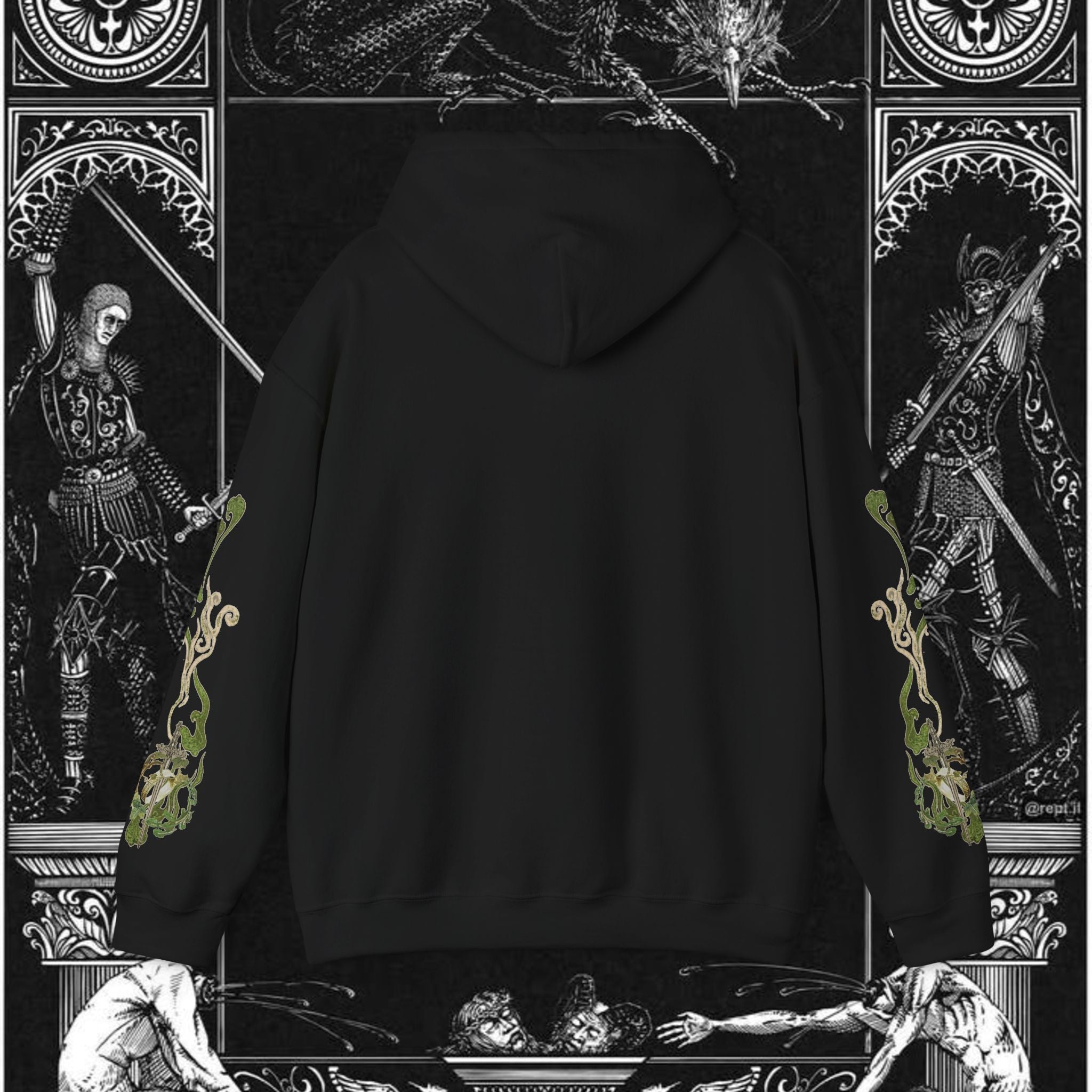 The Last Temptation Medieval Fantasy Graphic Hoodie