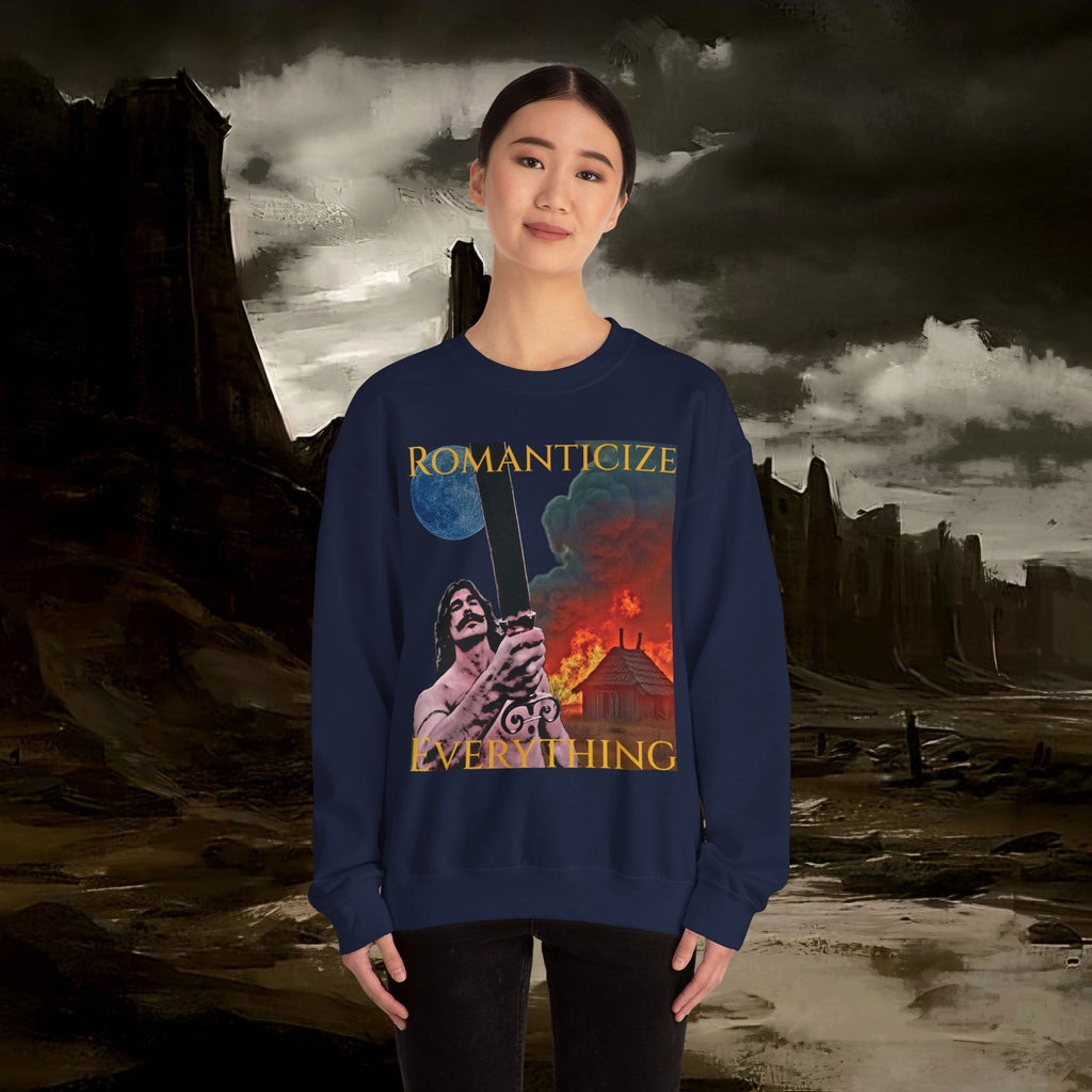 The Barbarian's Mirror, Unisex Crewneck Graphic Sweatshirt
