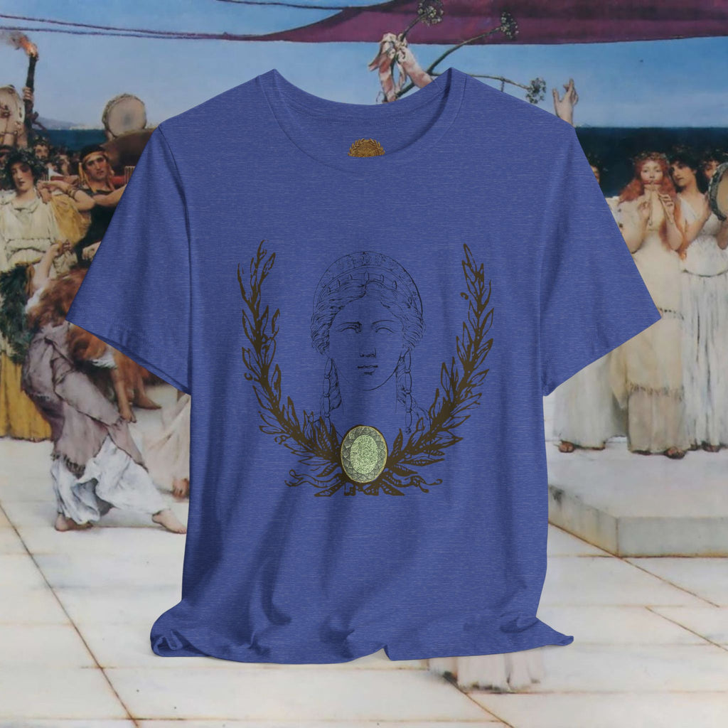 Hera's Wondering – Greek Goddess Ornate Diadem T-Shirt