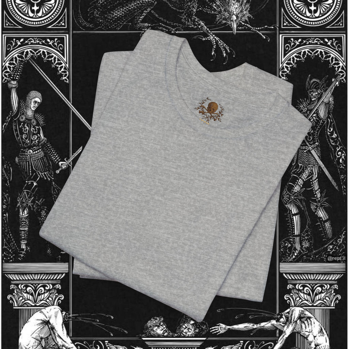 The Circle of Life Medieval Fantasy Inspired Graphic Shirt