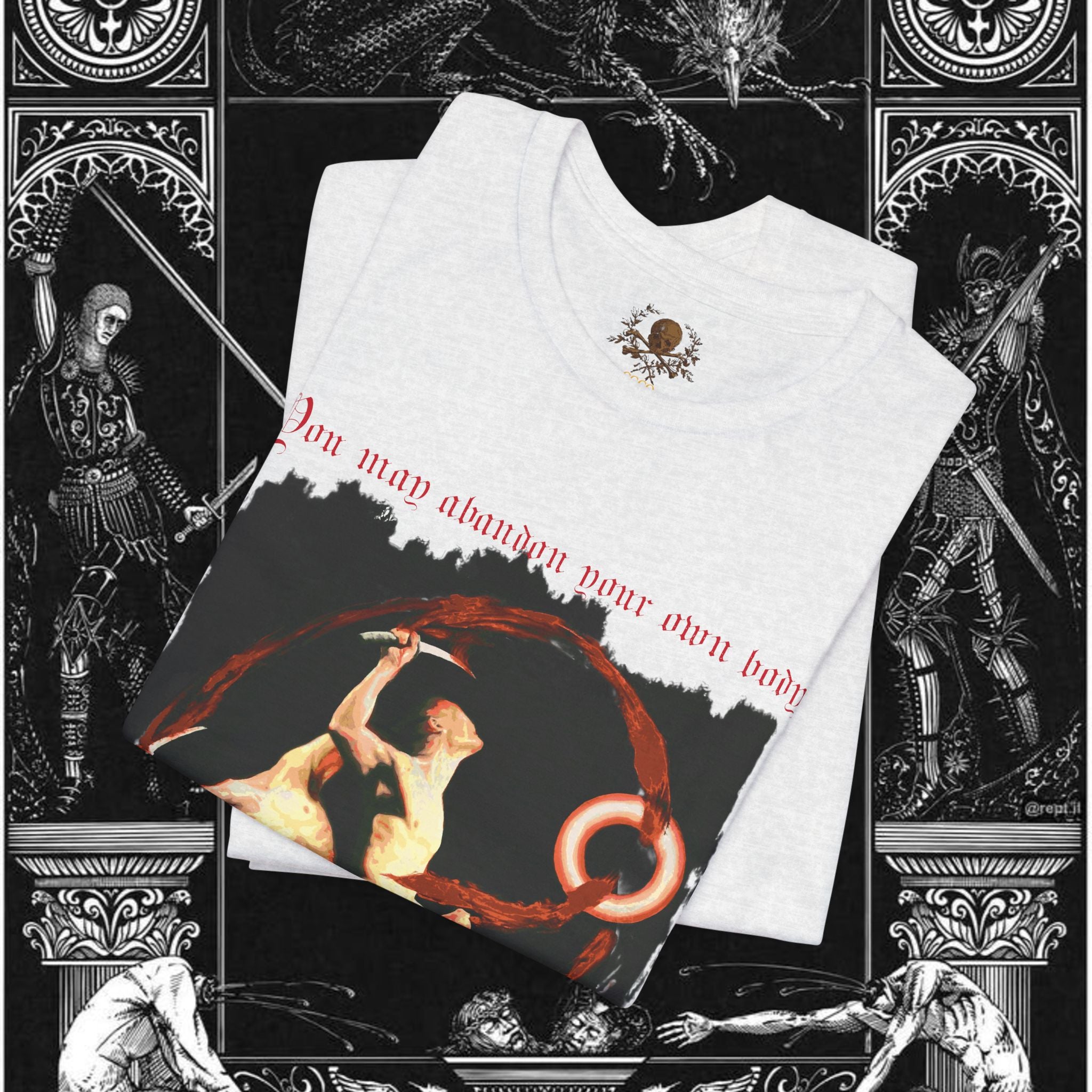 The Samurai's Vengeance Medieval Fantasy Graphic Shirt
